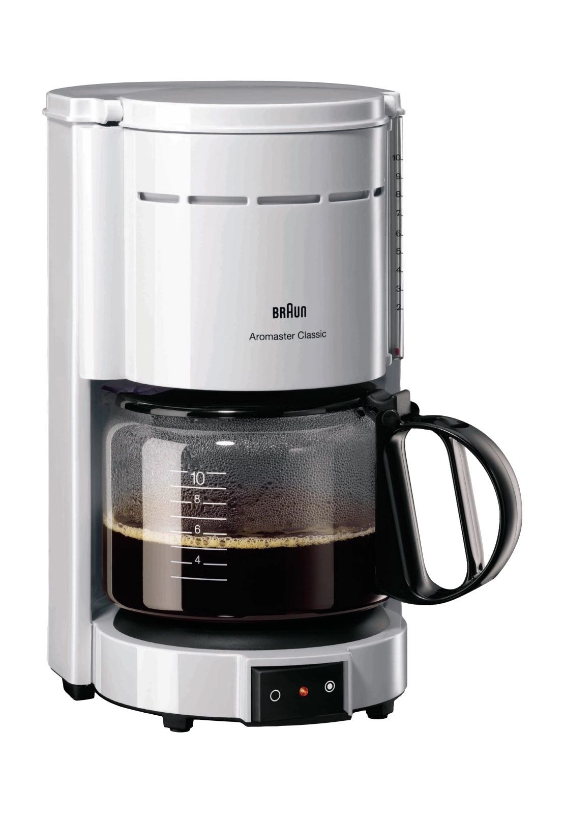 BRAUN Kaffeemaschine 'Aromaster Classic KF 47', OptiBrew System, weiß