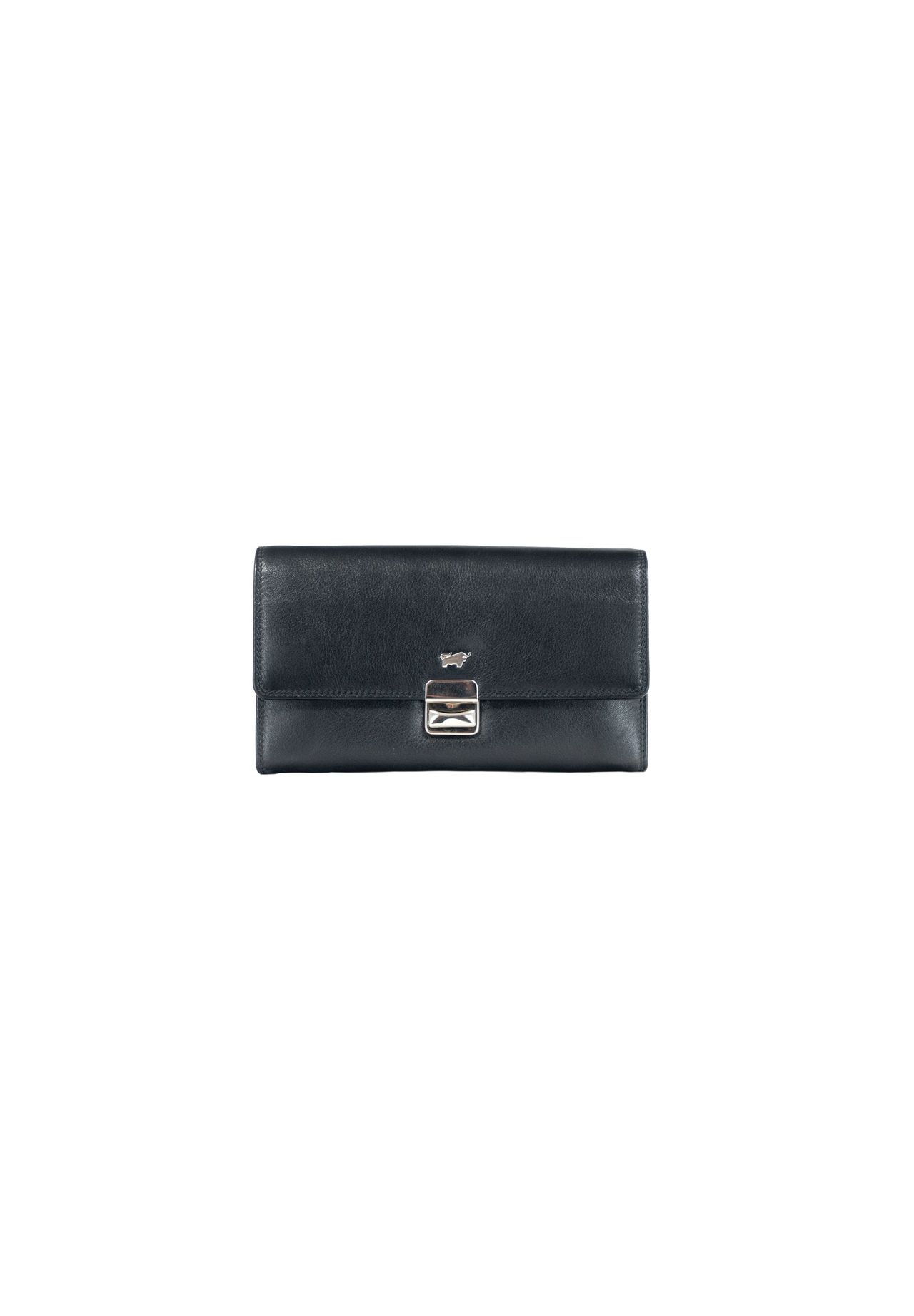 BRAUN BÜFFEL Langbörse, Emblem, für Damen, schwarz, 17,3
