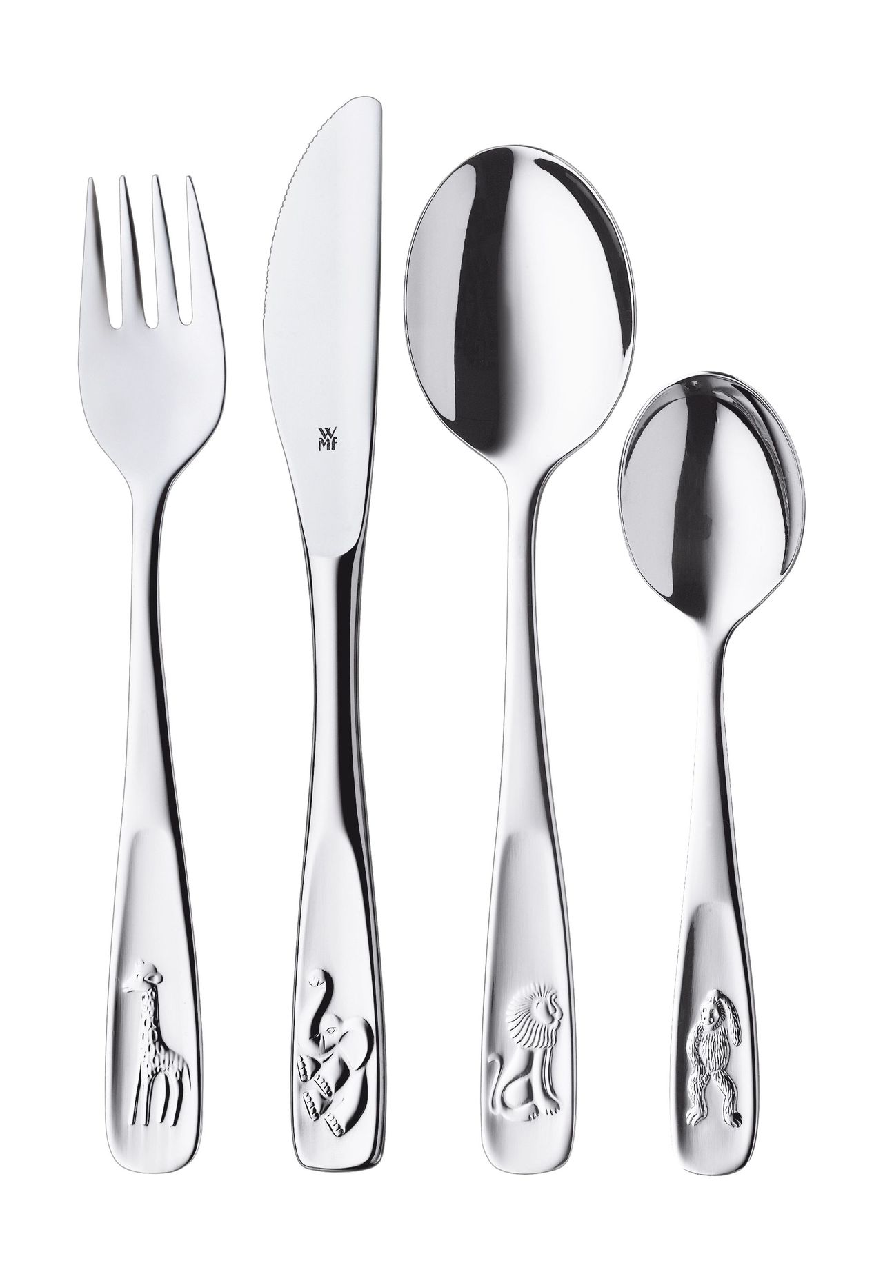 WMF Besteck-Garnitur, 4-teilig, silber