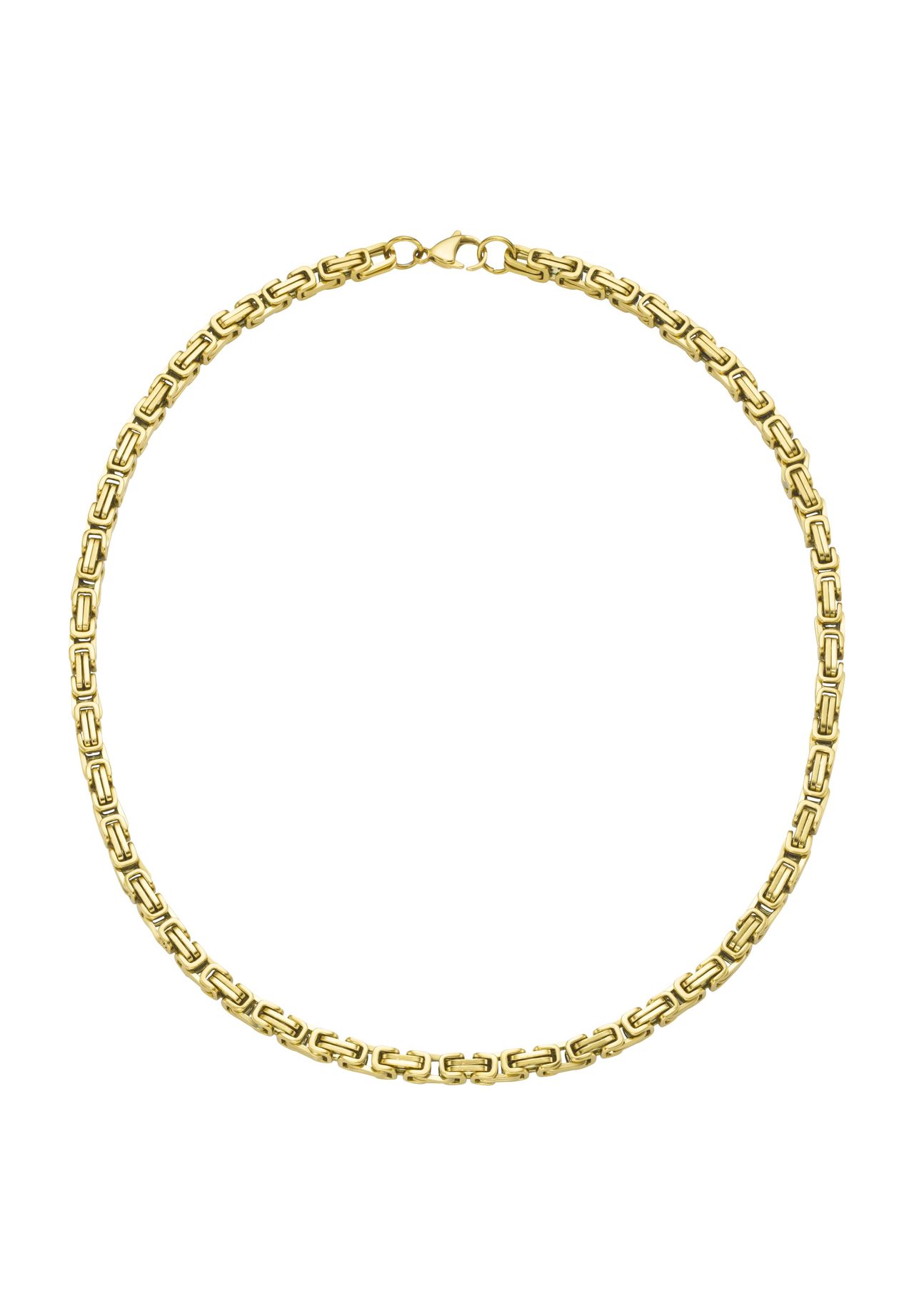 MANGUUN Herren Kette, Edelstahl, GOLD