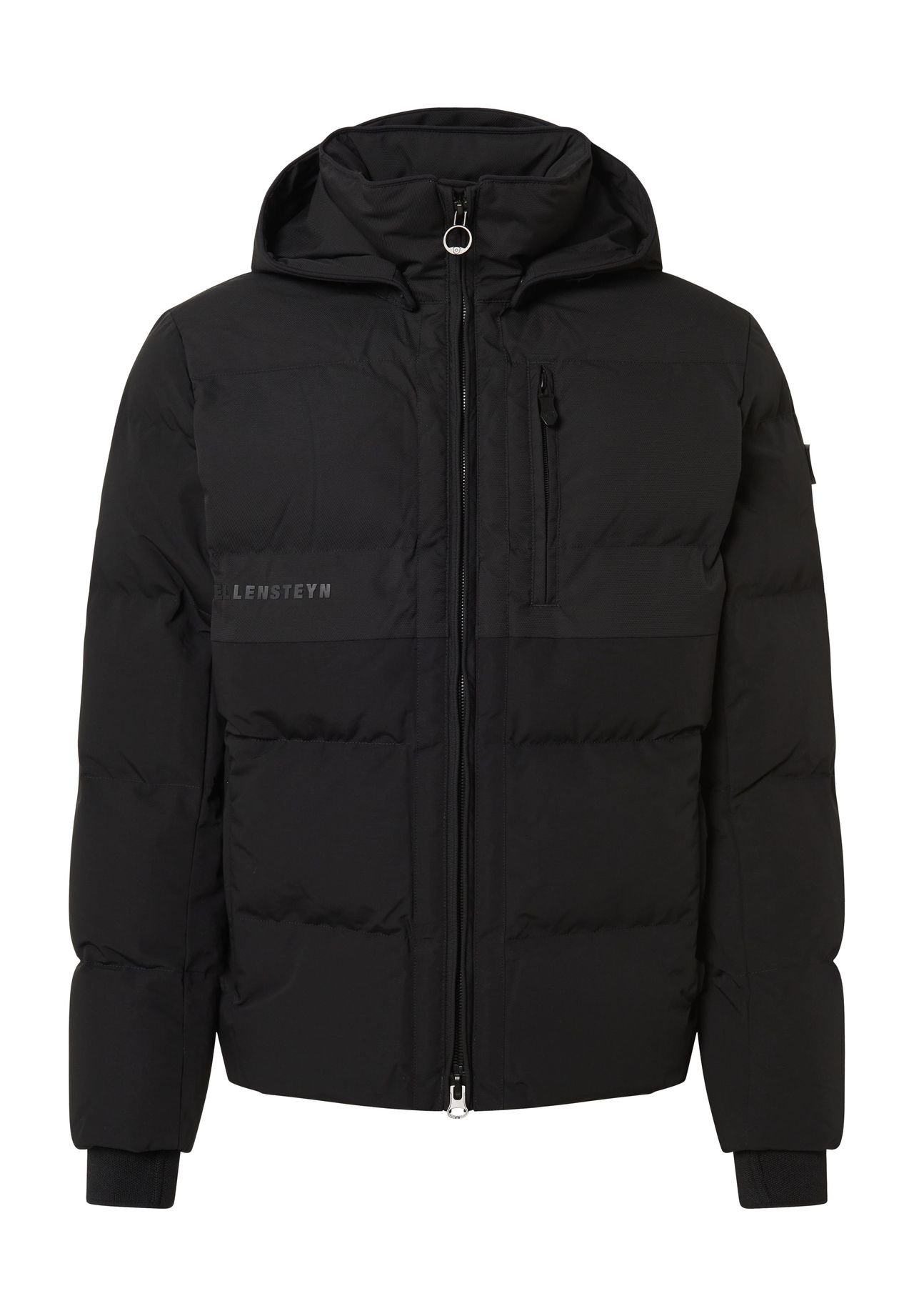 WELLENSTEYN Royal Flash Steppjacke, Kapuze, Brusttasche, für Herren, schwarz, XXL