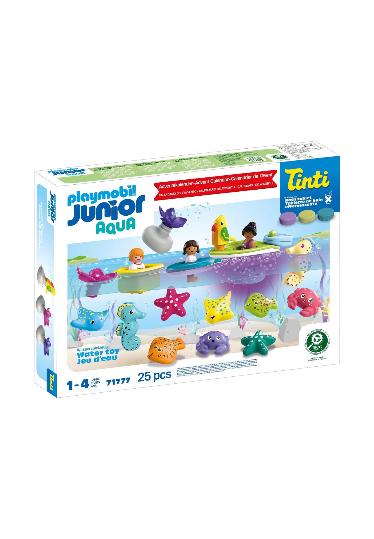 playmobil® Junior Aqua - Tinto Bunter Badespaß Adventskalender 71777, 152 MEHRFARBIG, 99