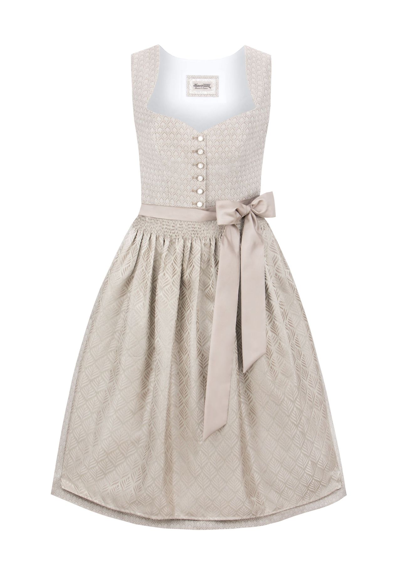 STOCKERPOINT Dirndl 'Daniela', Knöpfe, für Damen, beige, 44