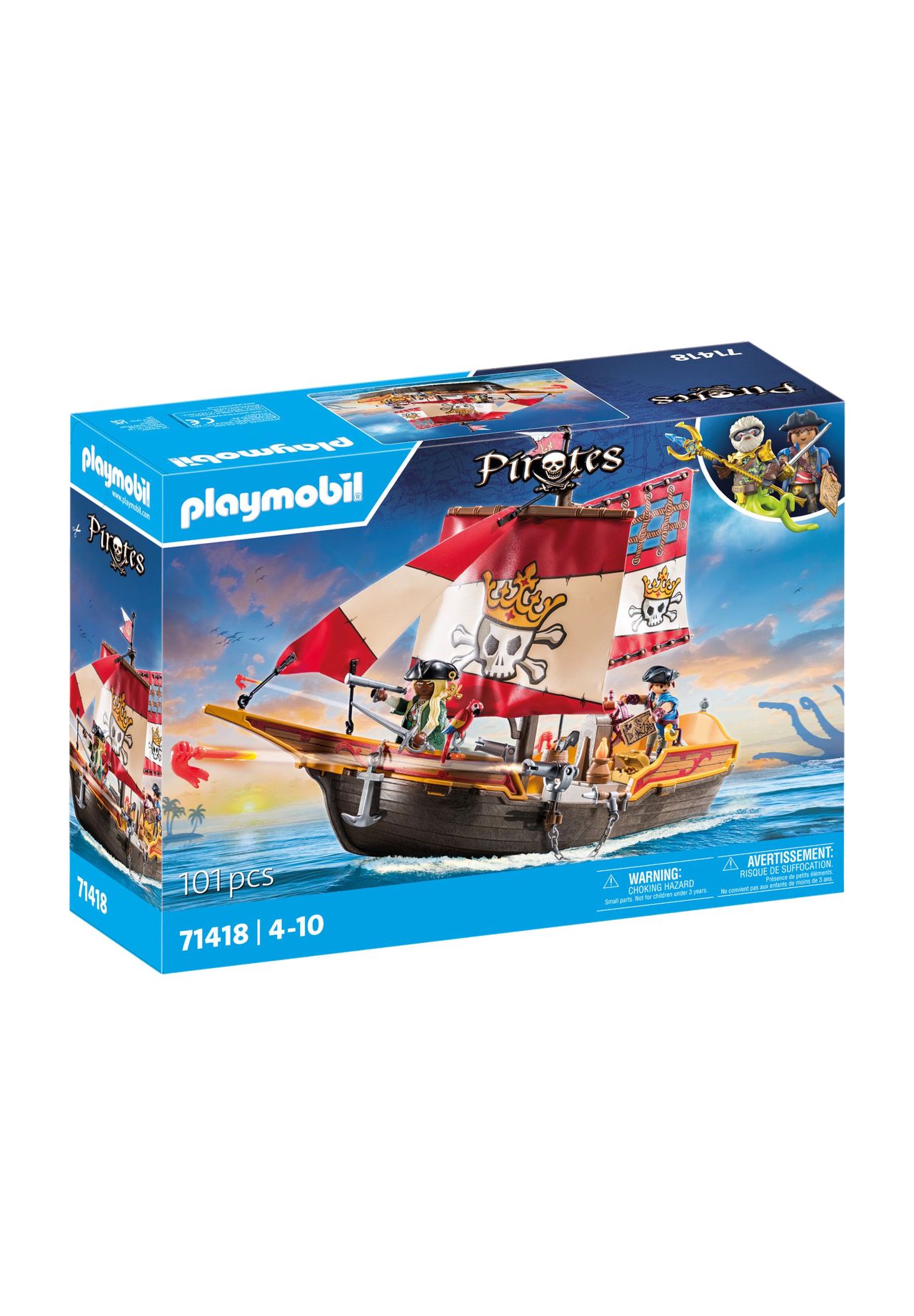 playmobil® Pirates - Piratenschiff 71418, BUNT, 99