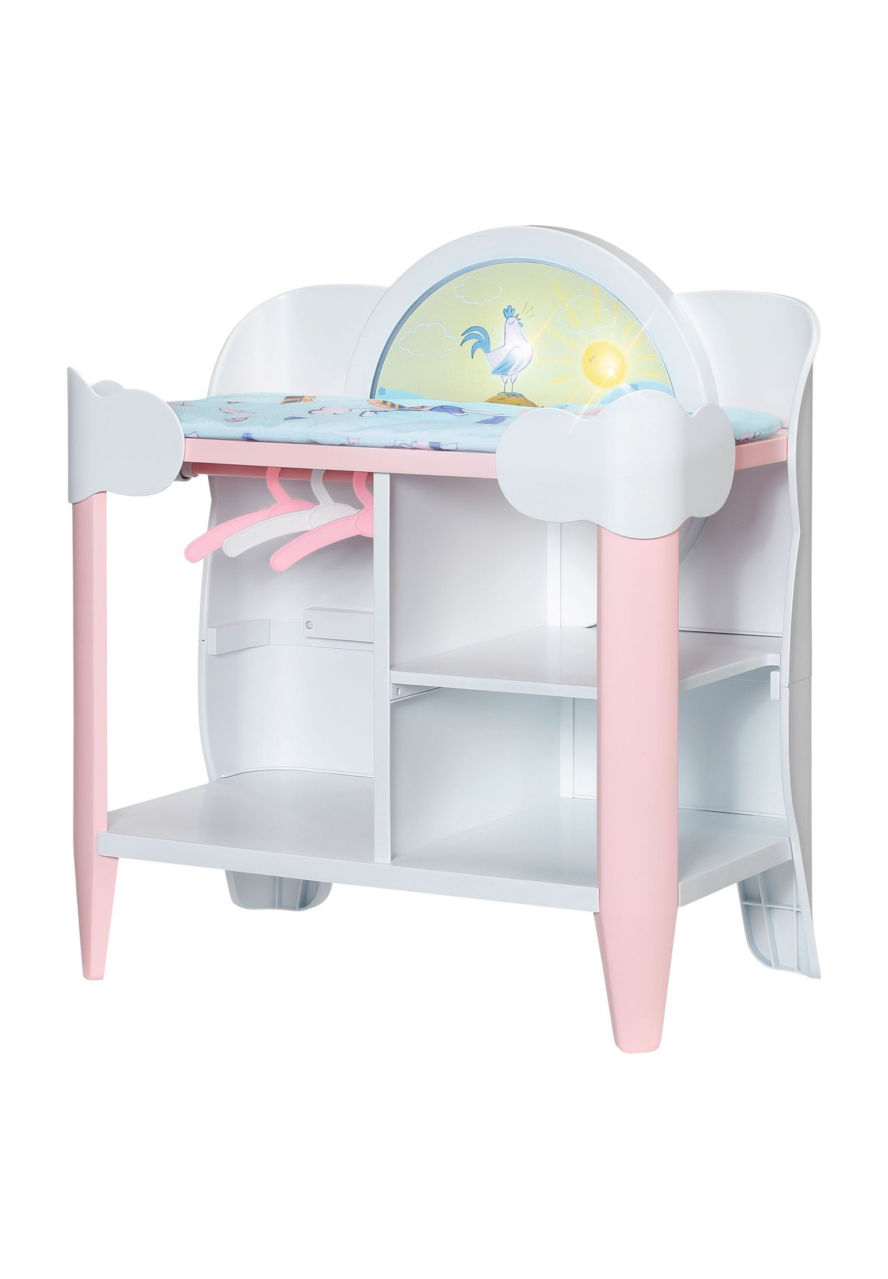 Baby Annabell® Wickeltisch 'Tag & Nacht', Sound und Licht-Effekte, weiß