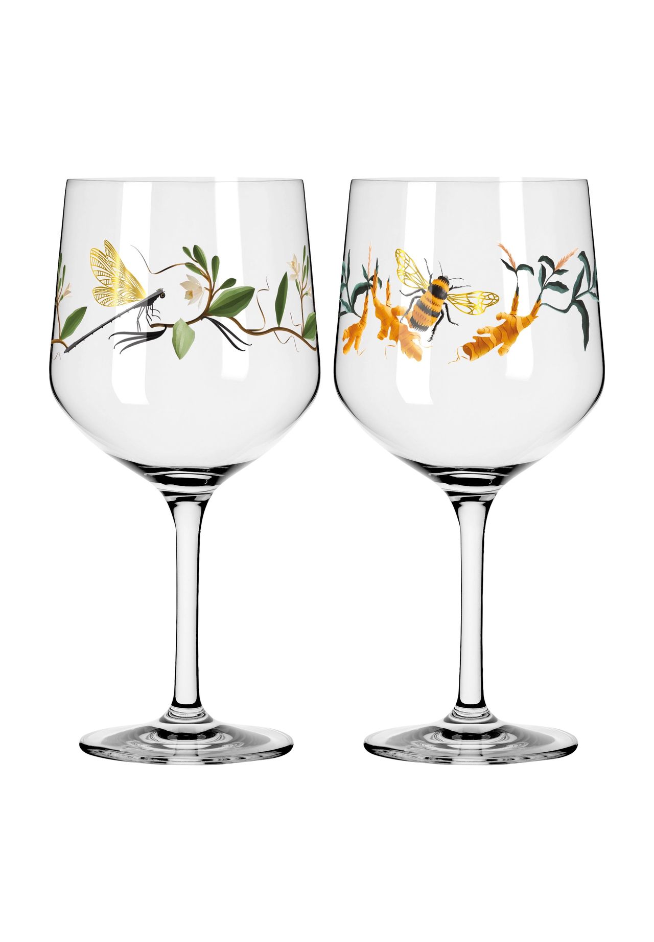 RITZENHOFF Ginglas‐Set #1 + #2, Joyanne Horscroft 2022, Special Design, mehrfarbig, 720 ML