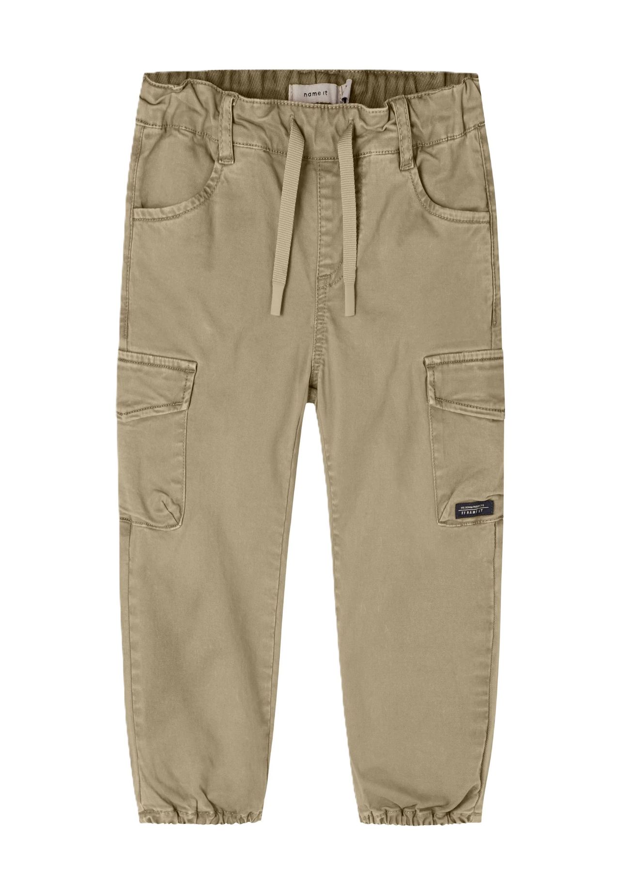 name it® Hose, elastischer Bund, angenähter Kordelzug, für Kinder, beige, 92