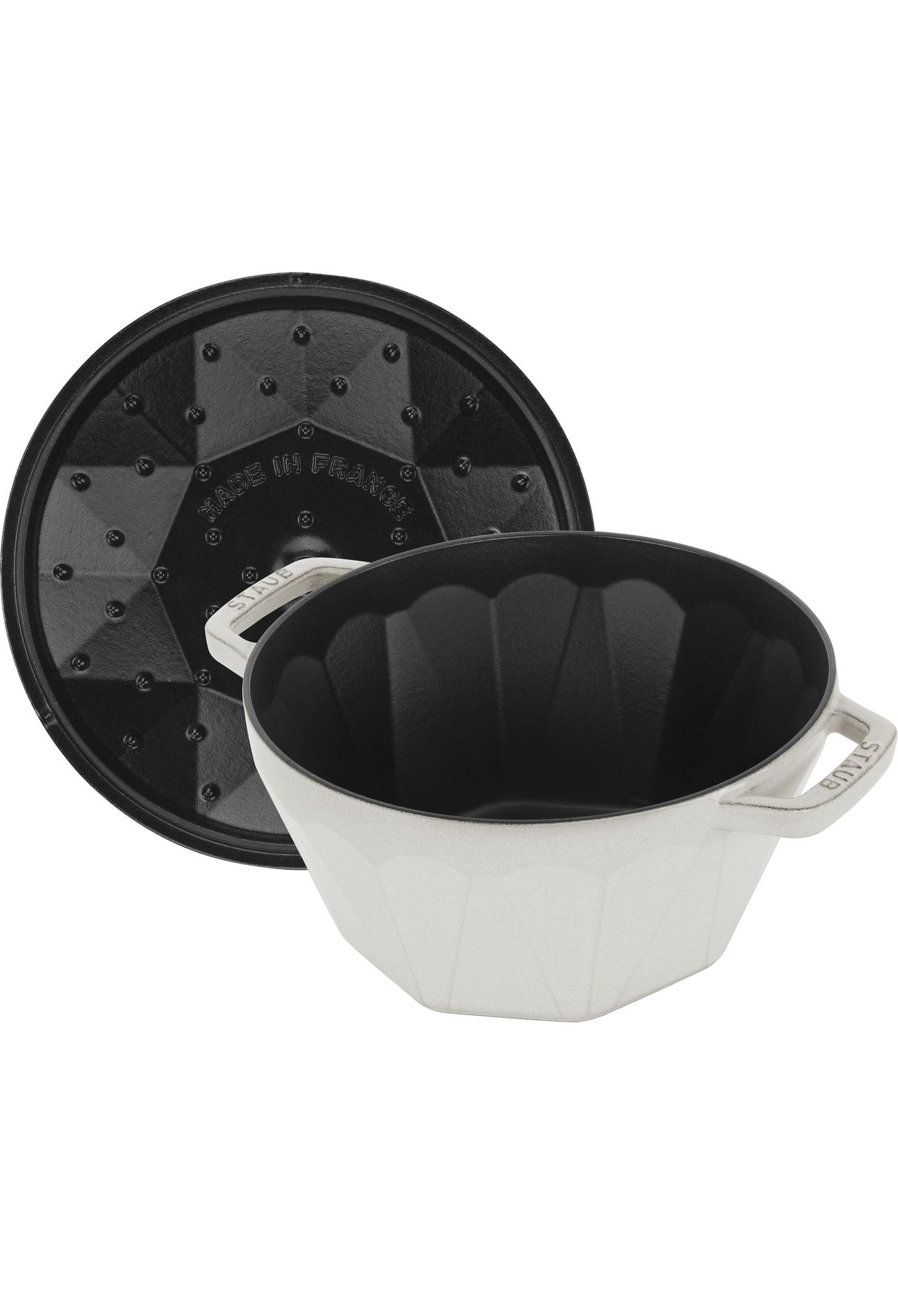 staub® Cocotte, weiß, 22 CM