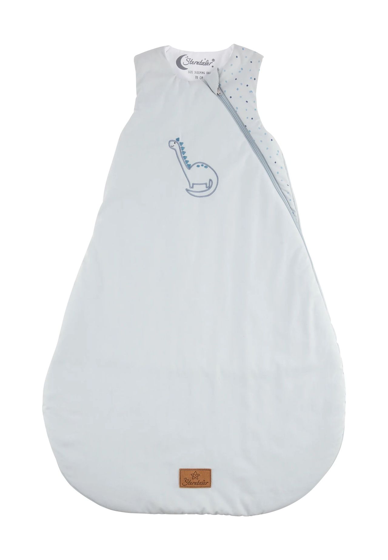 Sterntaler® Schlafsack 'Dino Rexi', feuchtigkeitsregulierend, für Babys und Kleinkinder, blau, 70