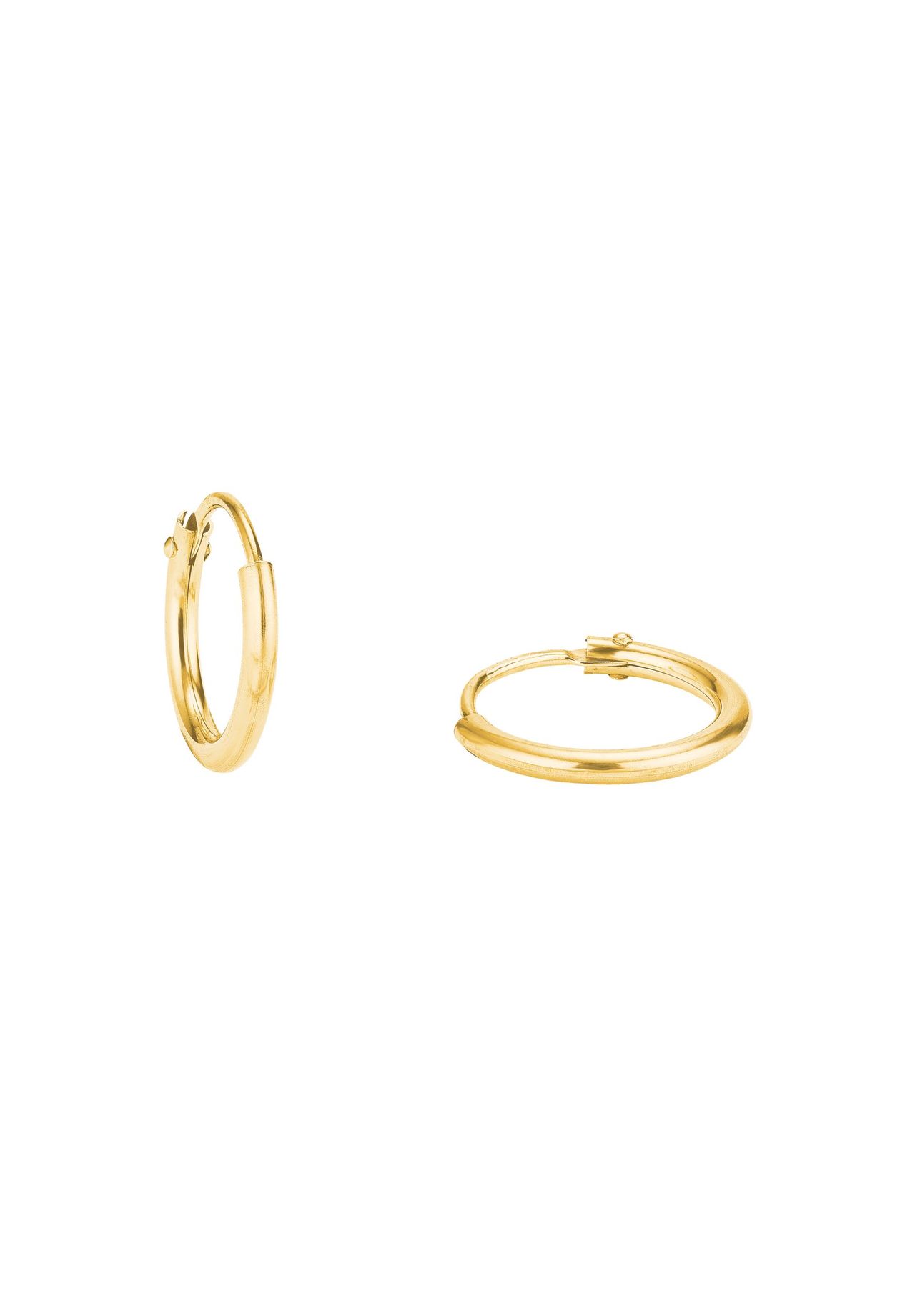 amor Damen Creolen, 375er Gelbgold, GOLD, 99