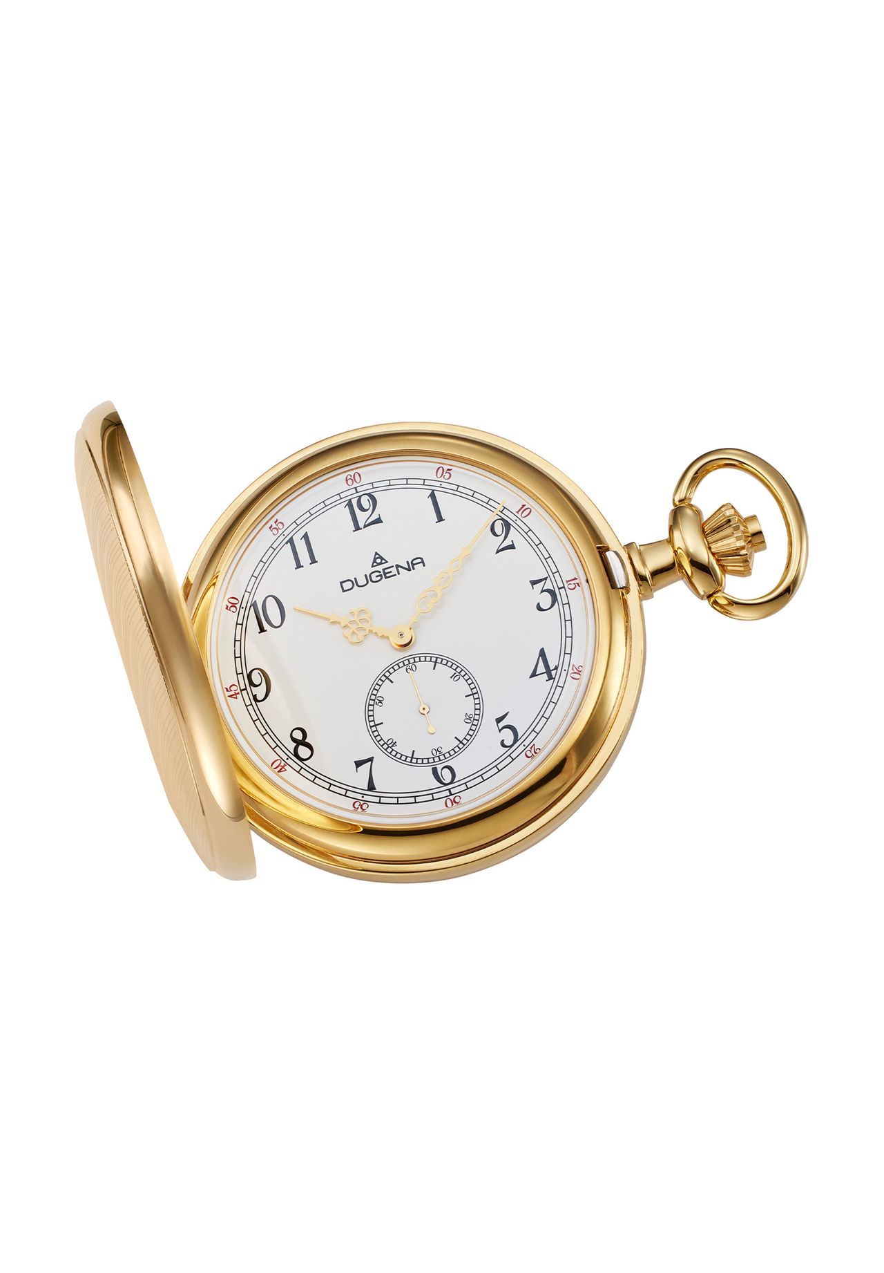 DUGENA Taschenuhr 'Savonette', WEIß, 99