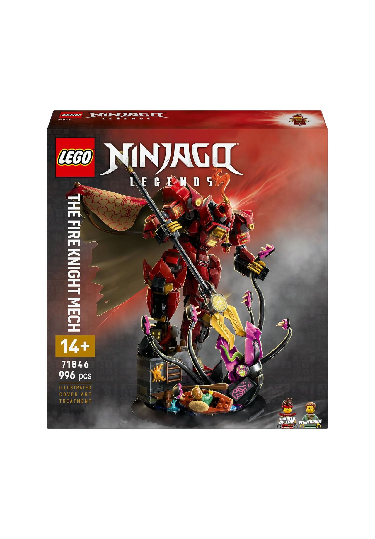 LEGO® NINJAGO® - 71846 Der Feuerritter Mech, 152 MEHRFARBIG, 99