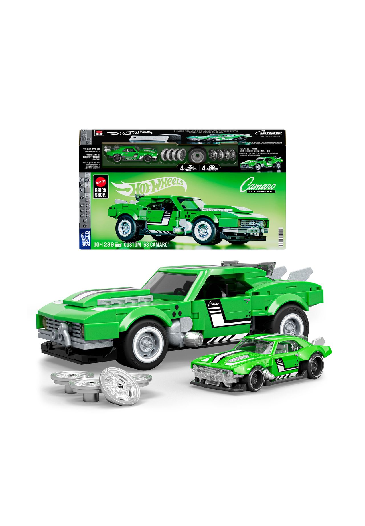 Hot Wheels Modellauto Custom ’68 Camaro, 152 MEHRFARBIG, 99