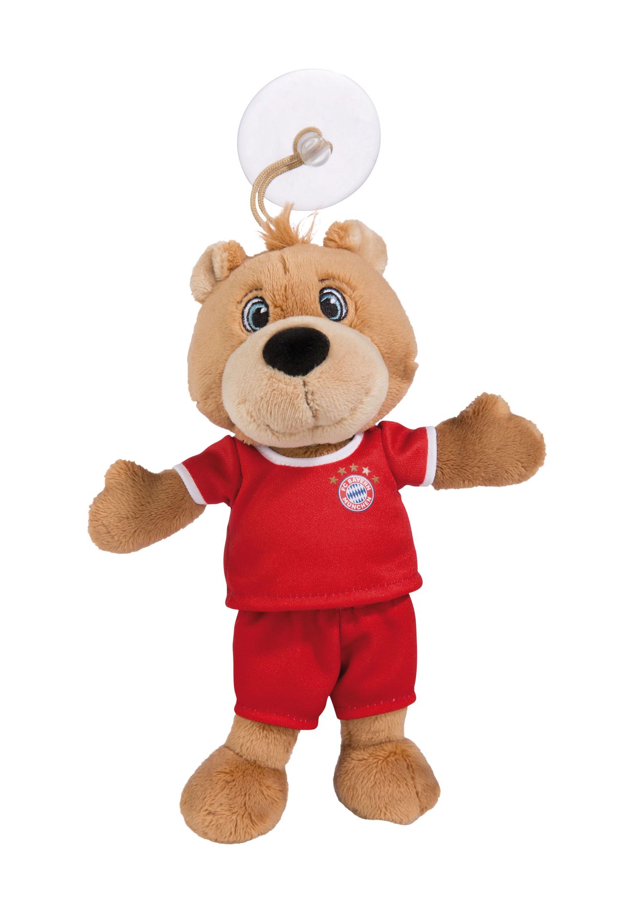 FC BAYERN MÜNCHEN Kuscheltier 'Bär Berni', braun|rot