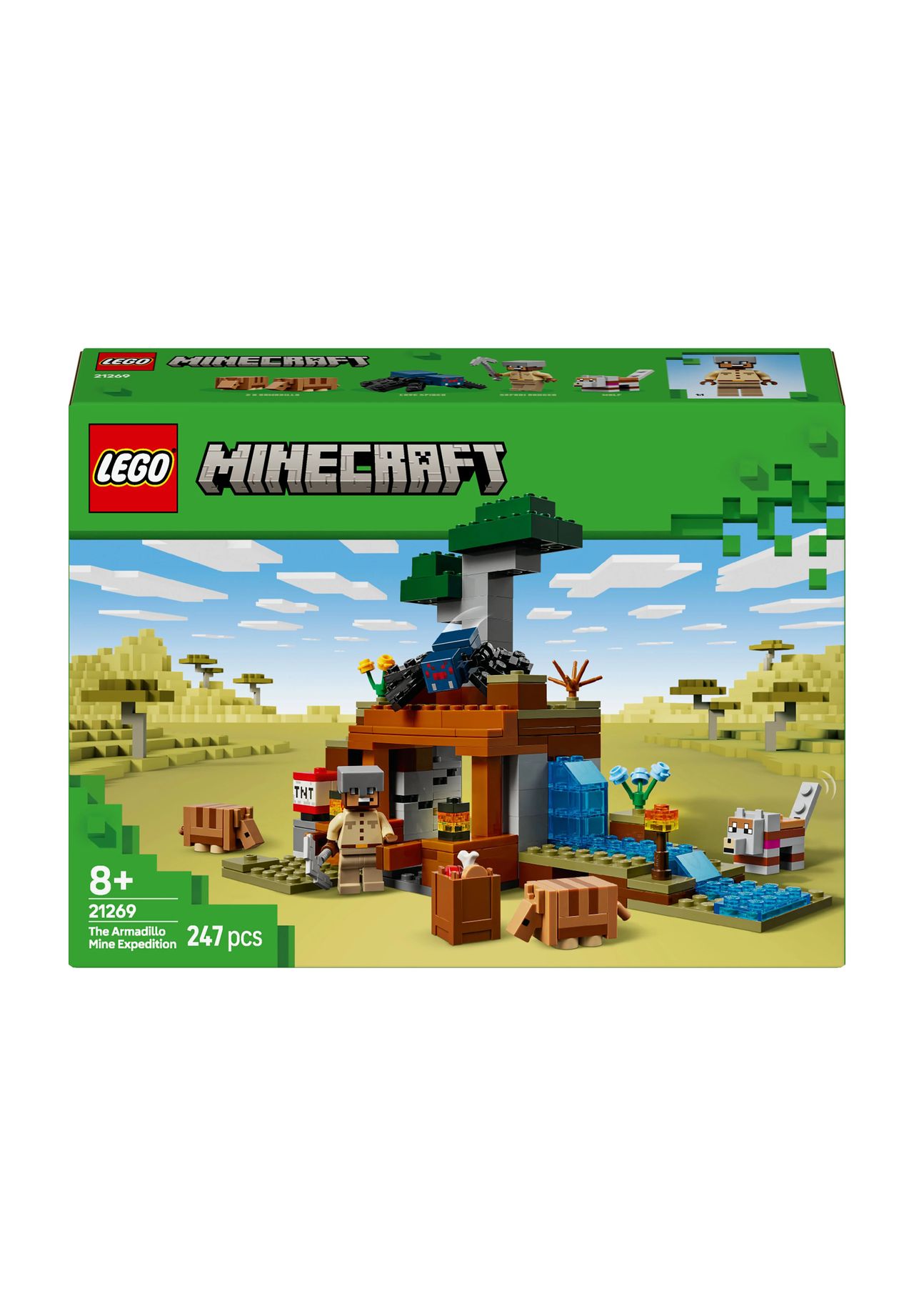 LEGO® Minecraft® - 21269 Die Expedition zur Gürteltiermine