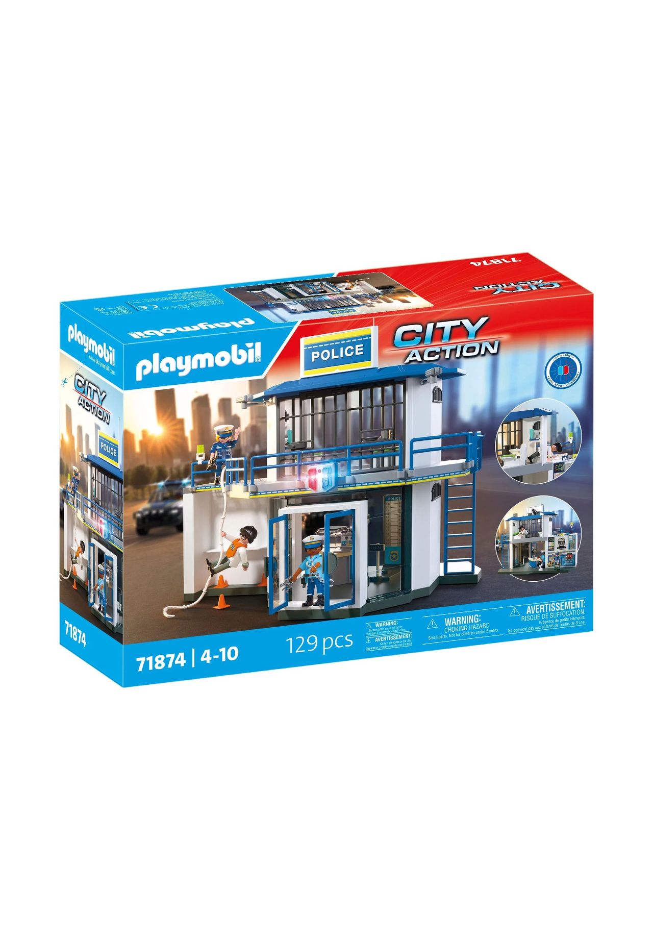 playmobil® City Action - Polizeiwache mit Fahndungsraum 71874, 152 MEHRFARBIG, 99