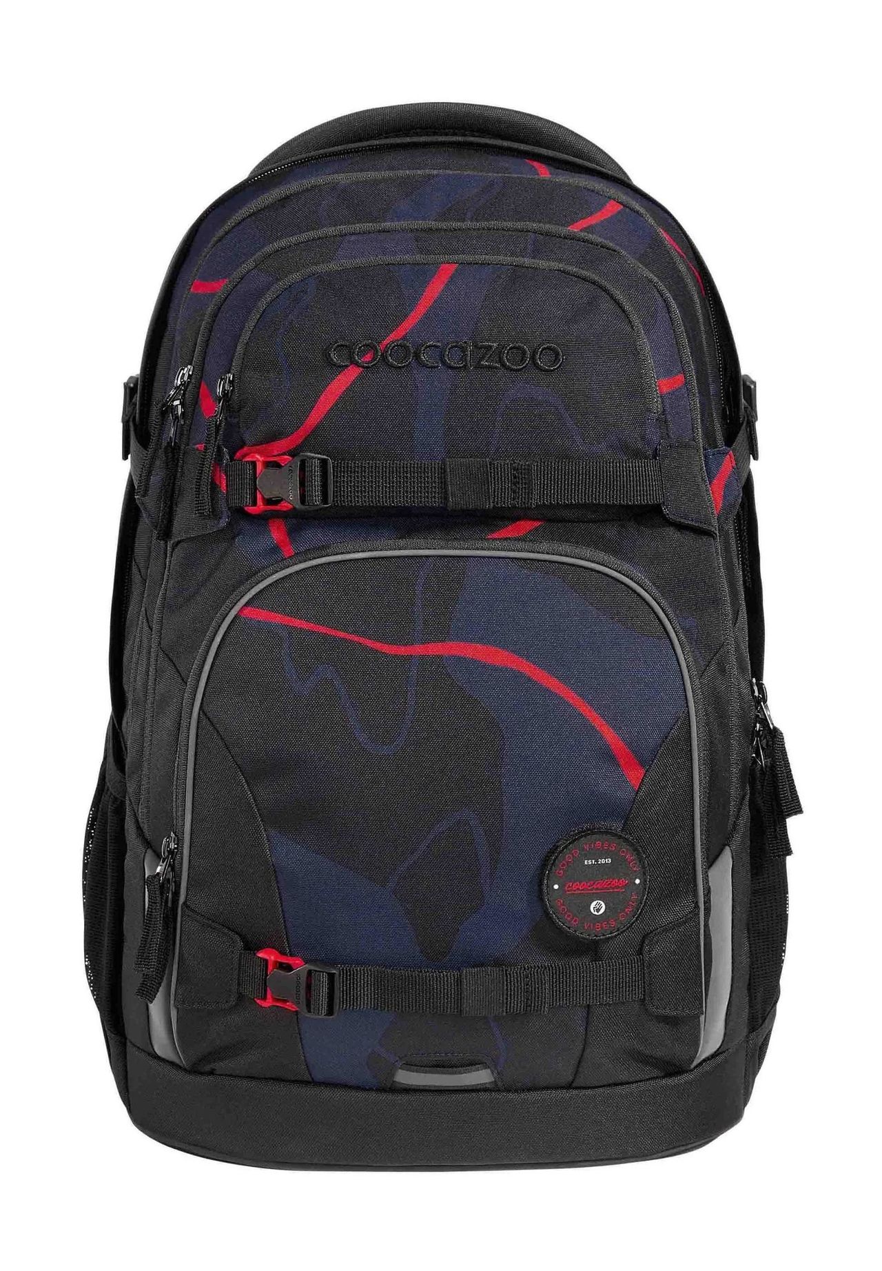 coocazoo Schulrucksack, Patches, für Kinder, schwarz, 99