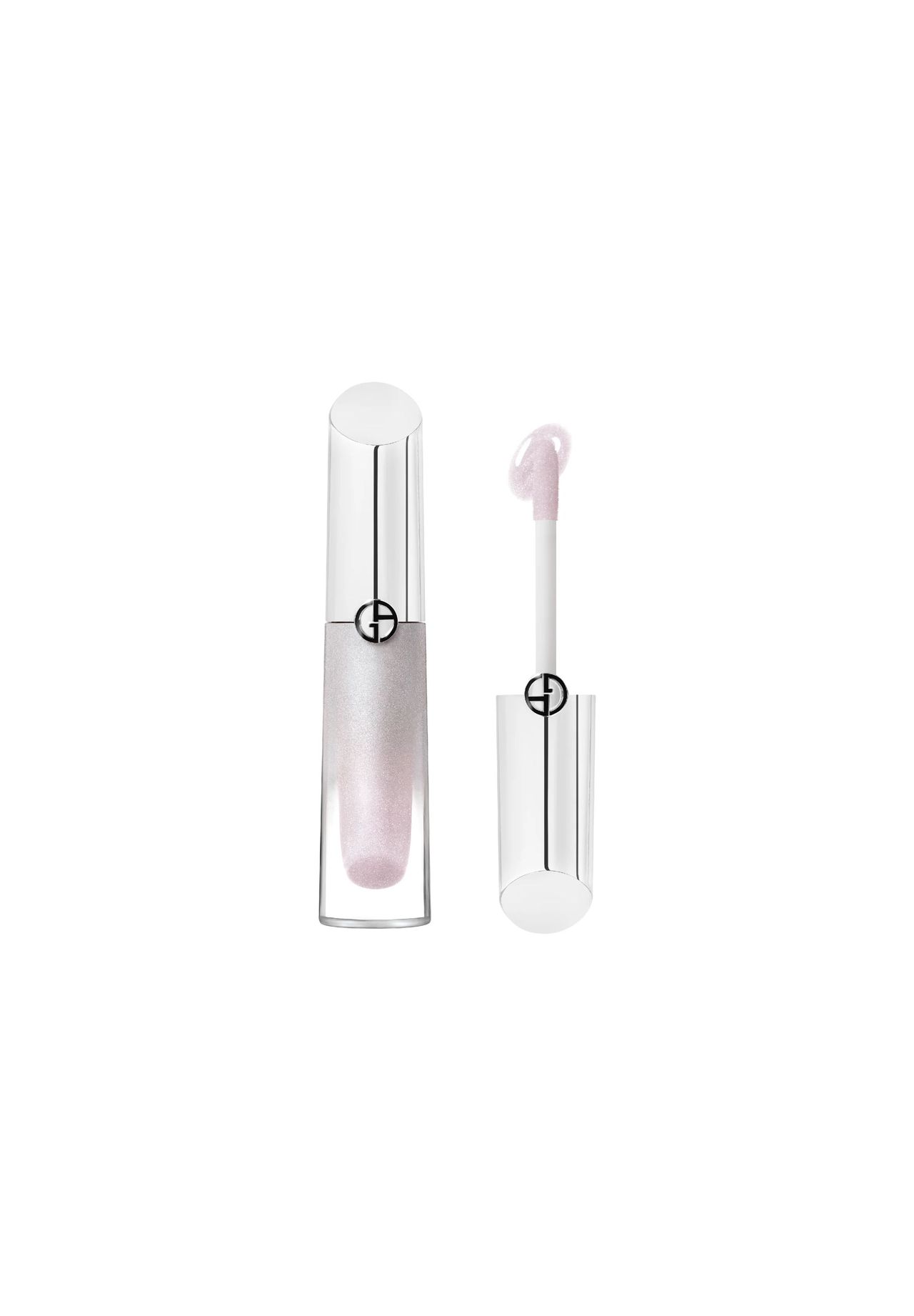 ARMANI Prisma Glass Icy Plumper, Lippen Make-up, lipgloss, gold|braun (2 ROSE GOLD CHAMPAGNE), glossy|schimmernd, Deckkraft: Leicht bis Mittel, gold|braun, 3 1/2