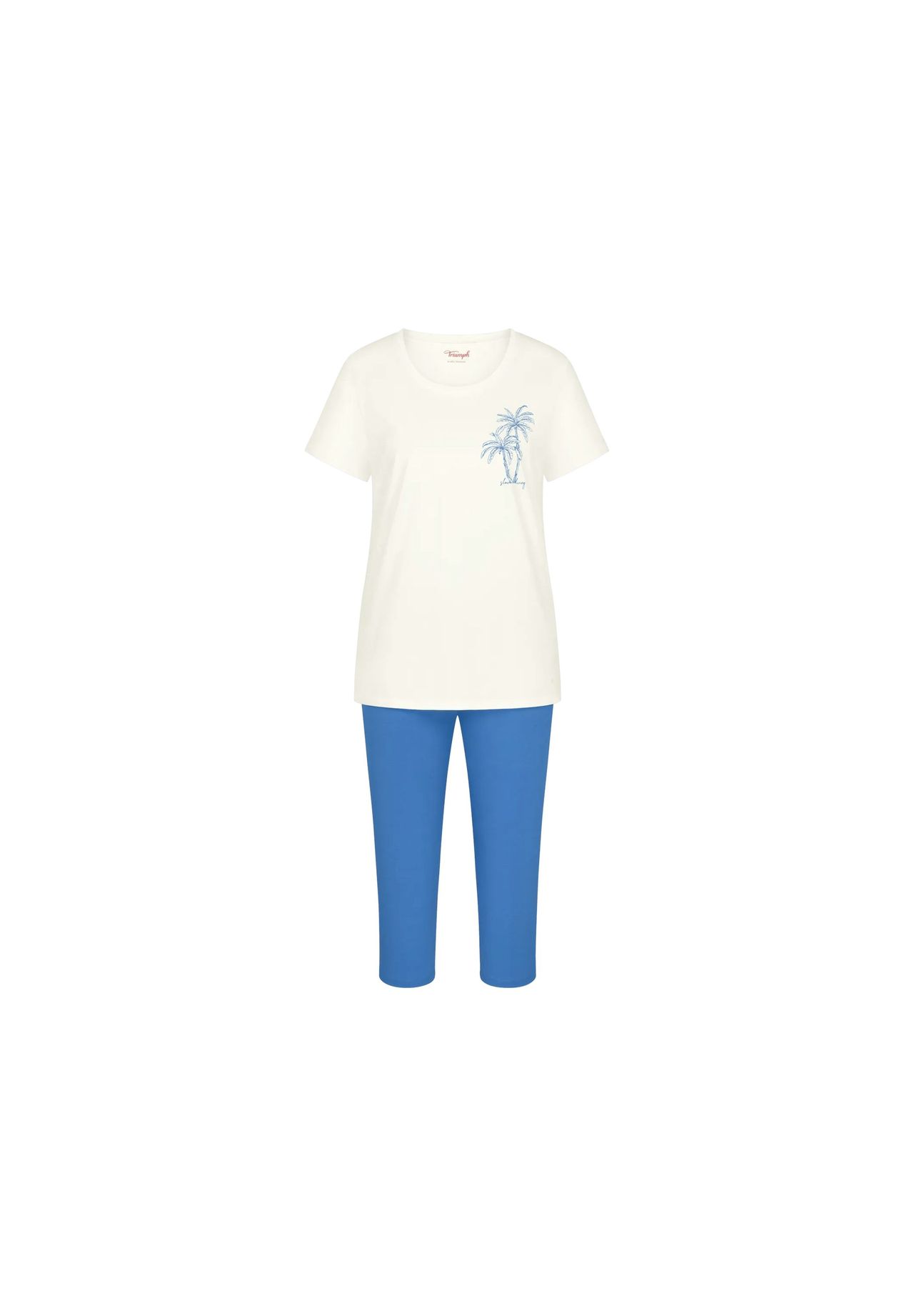 Triumph Bekleidung Capri-Pyjama SETS, für Damen, mehrfarbig, 36