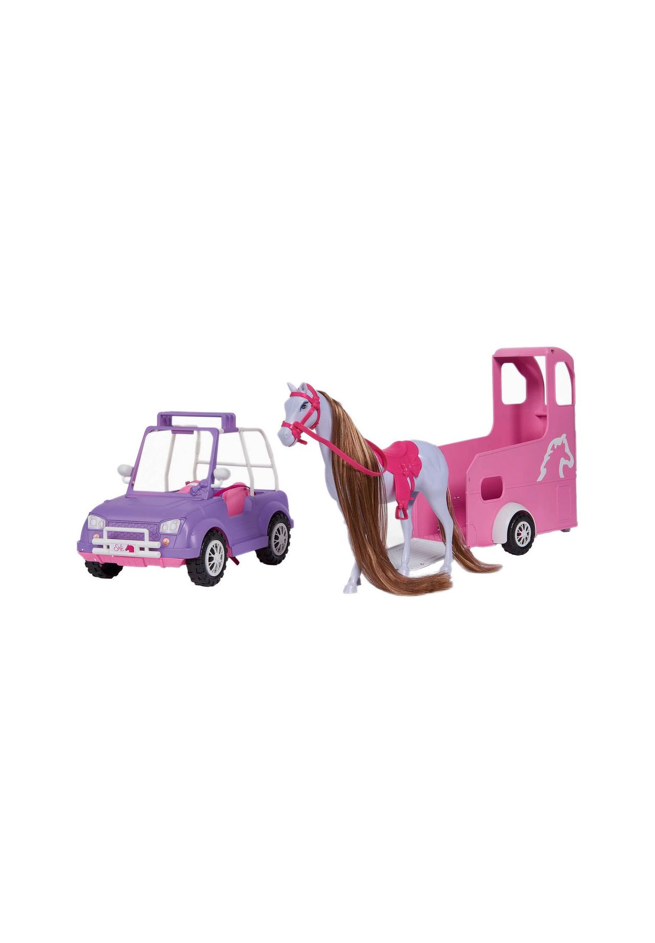 Steffi LOVE Spielset 'Pferde Trailer', lila|rosa