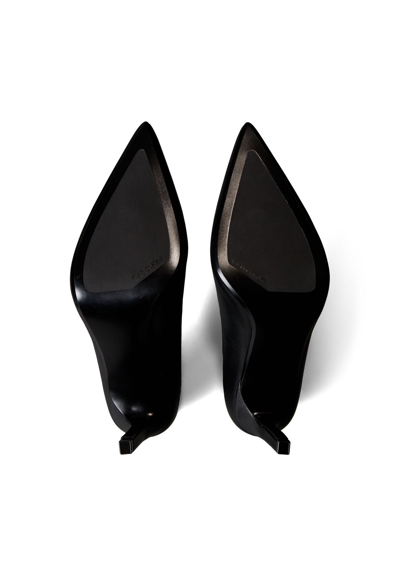 Calvin Klein High Heels, Leder, für Damen, schwarz, 40