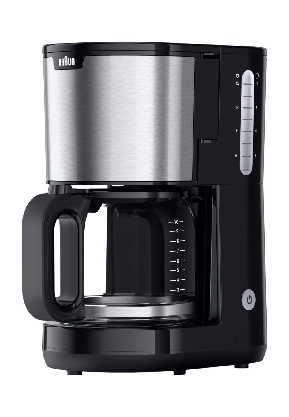 BRAUN Kaffeeautomat 'PurShine KF 1500', Aromaglaskanne, schwarz