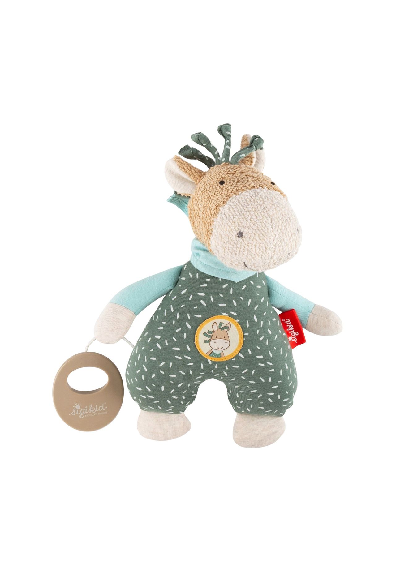 sigikid® Spieluhr Pony Wiwi Wiah, für Babys und Kleinkinder, grün|beige, 99