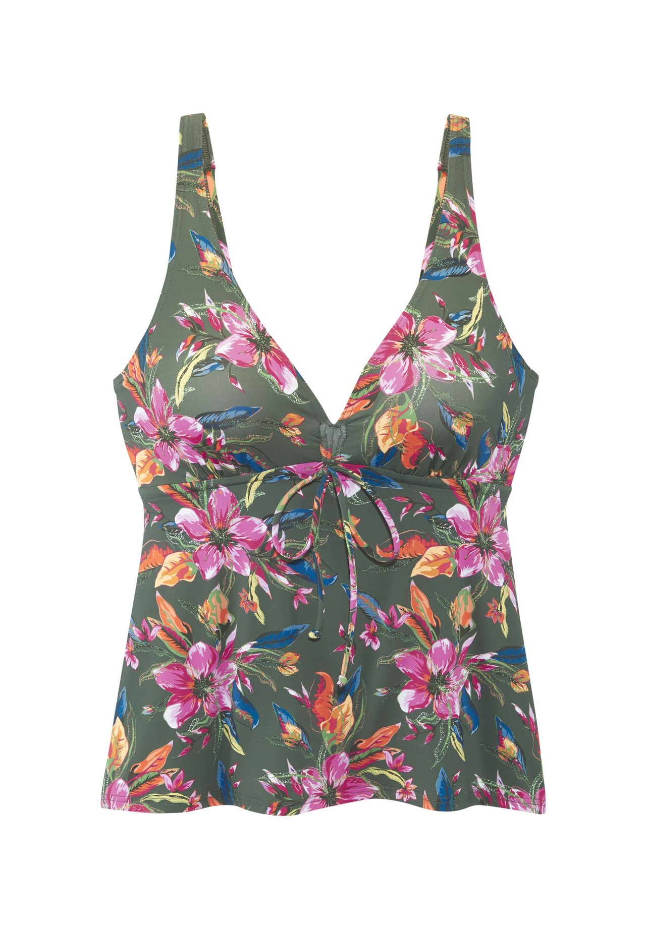 LASCANA Tankini-Top MALIA, Bügel, für Damen, grün, 40C