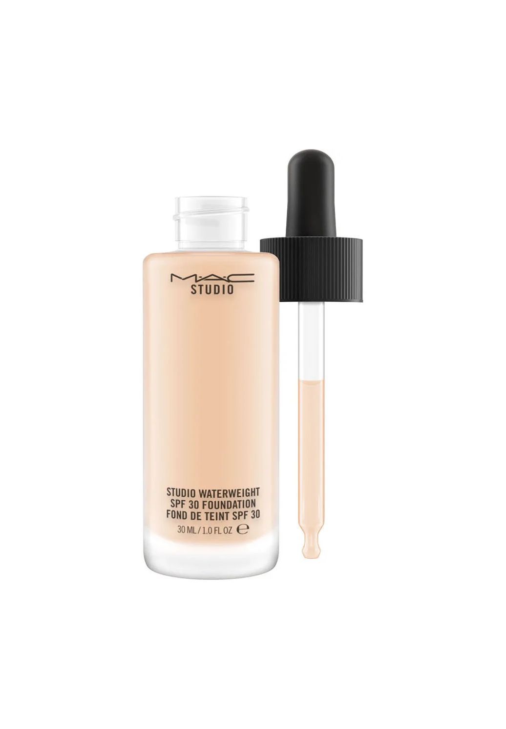 M·A·C Studio Waterweight Spf 30 Foundation, Gesichts Make-up, foundation, Fluid, braun (NW43), natürlich|langanhaltend, Deckkraft: Leicht bis Mittel, braun, 99