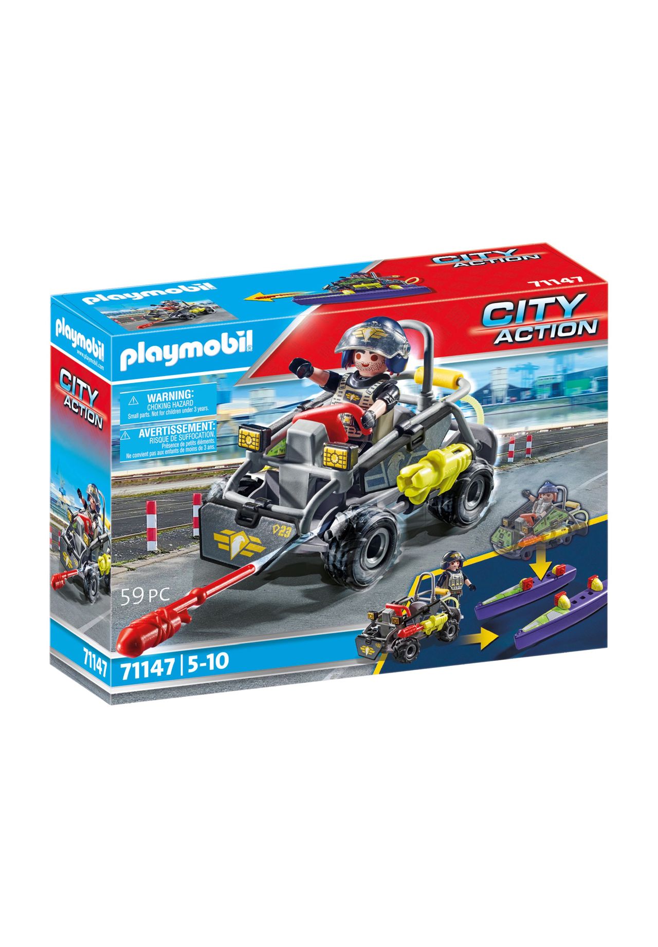 playmobil® City Action - SWAT-Multi-Terrain-Quad 71147