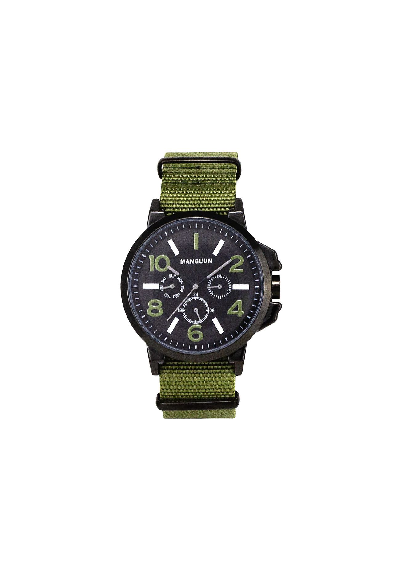 MANGUUN Herren Armbanduhr '3722', SCHWARZ