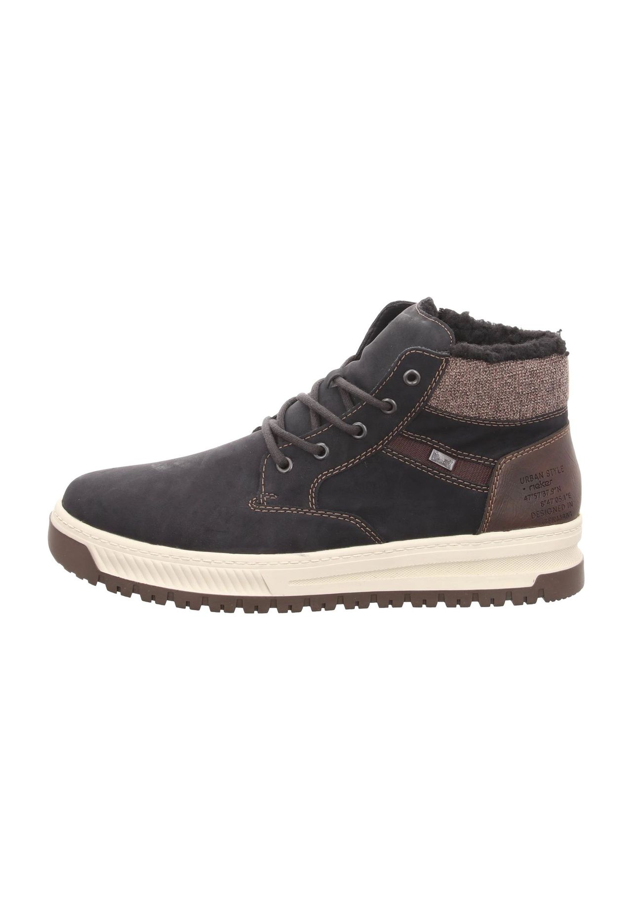 rieker Schnürstiefeletten, Emblem, für Herren, schwarz, 44