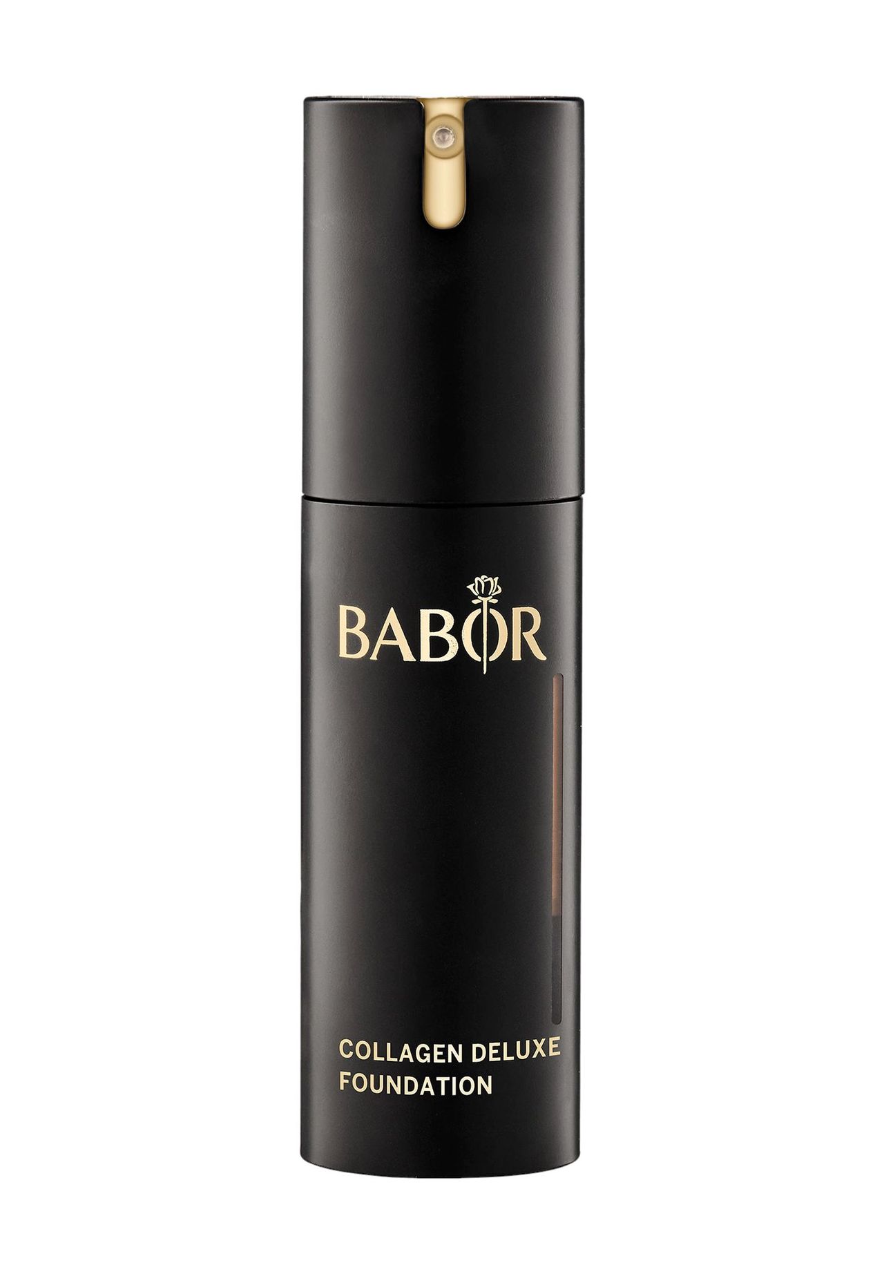 BABOR Make-up Collagen Deluxe Foundation, Gesichts Make-up, foundation, Fluid, beige (02 IVORY), natürlich|deckend, Deckkraft: Hoch,