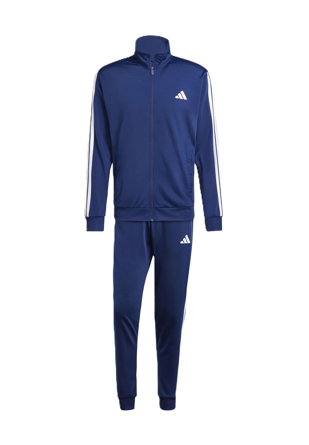 adidas Essentials Trainingsanzug, Stehkragen, für Herren, blau, L