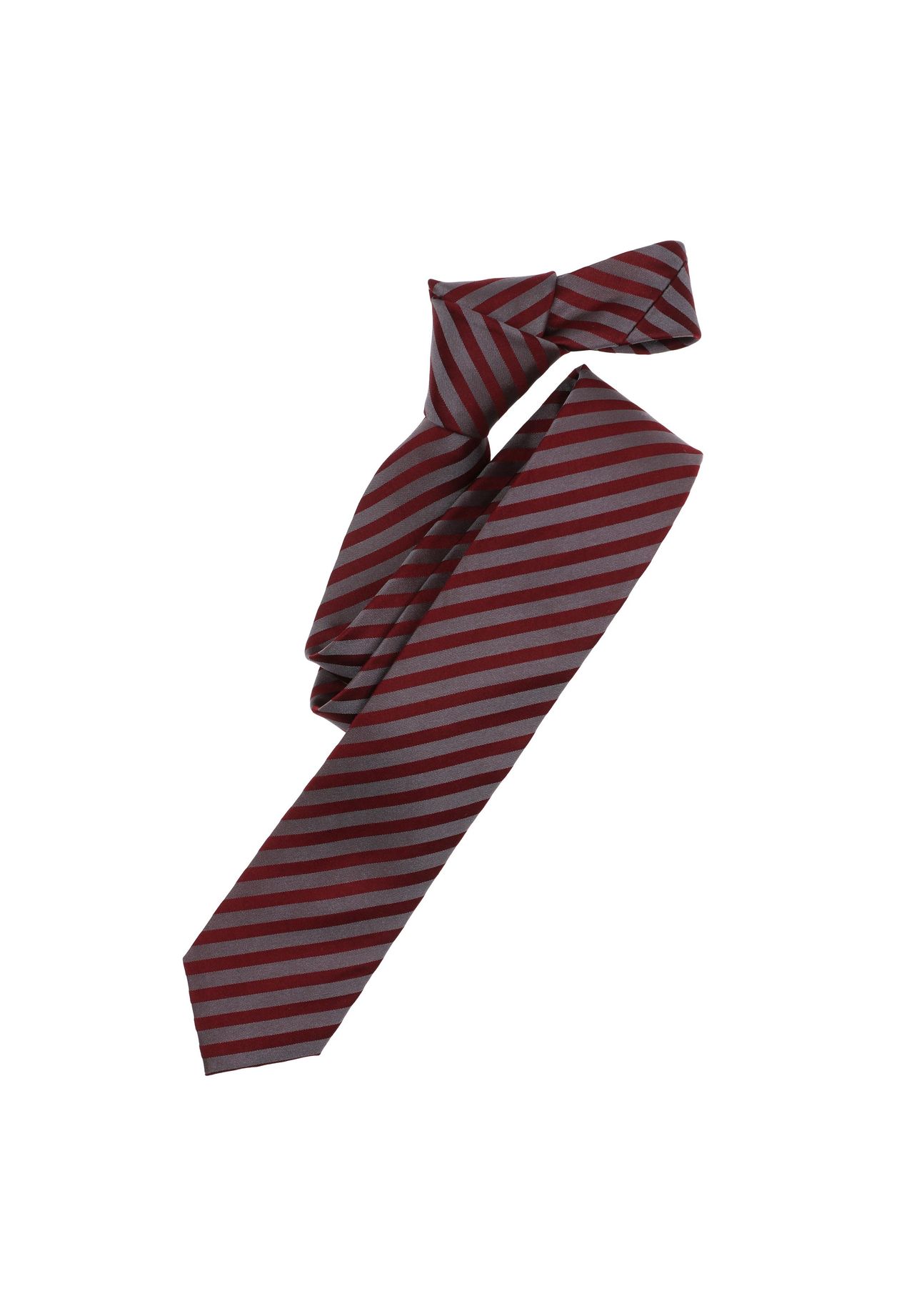 Venti Herren Krawatte gestreift, rot, 99