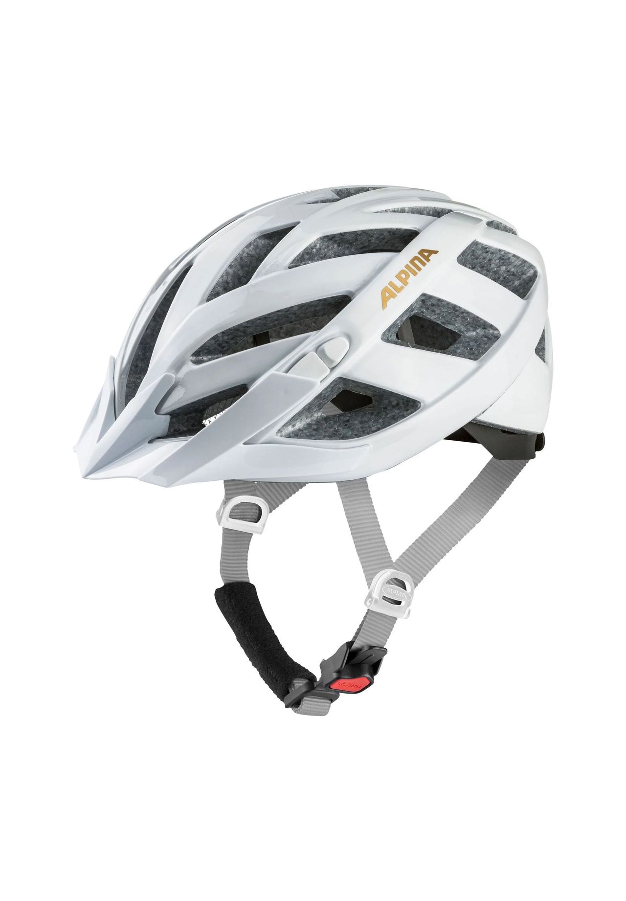 ALPINA Rennrad-Helm, Hartschale, weiß, 52-57