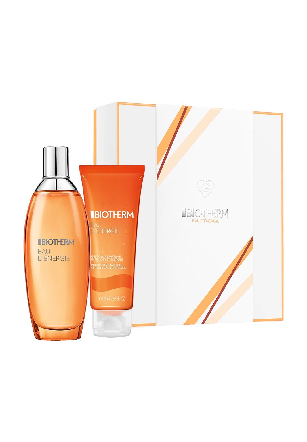 BIOTHERM Eau D'energie Duft-, Duftset (Eau d'Energie de Toilette (100 ml), d'Énergie Duschgel (75 ml)), Unisex, fruchtig, KLAR, 175