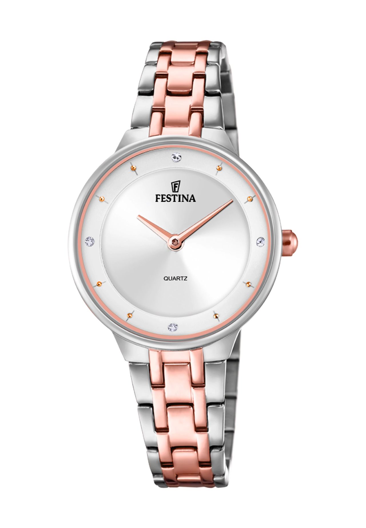 FESTINA Damenuhr, SILBER/ROSÉGOLD, 99