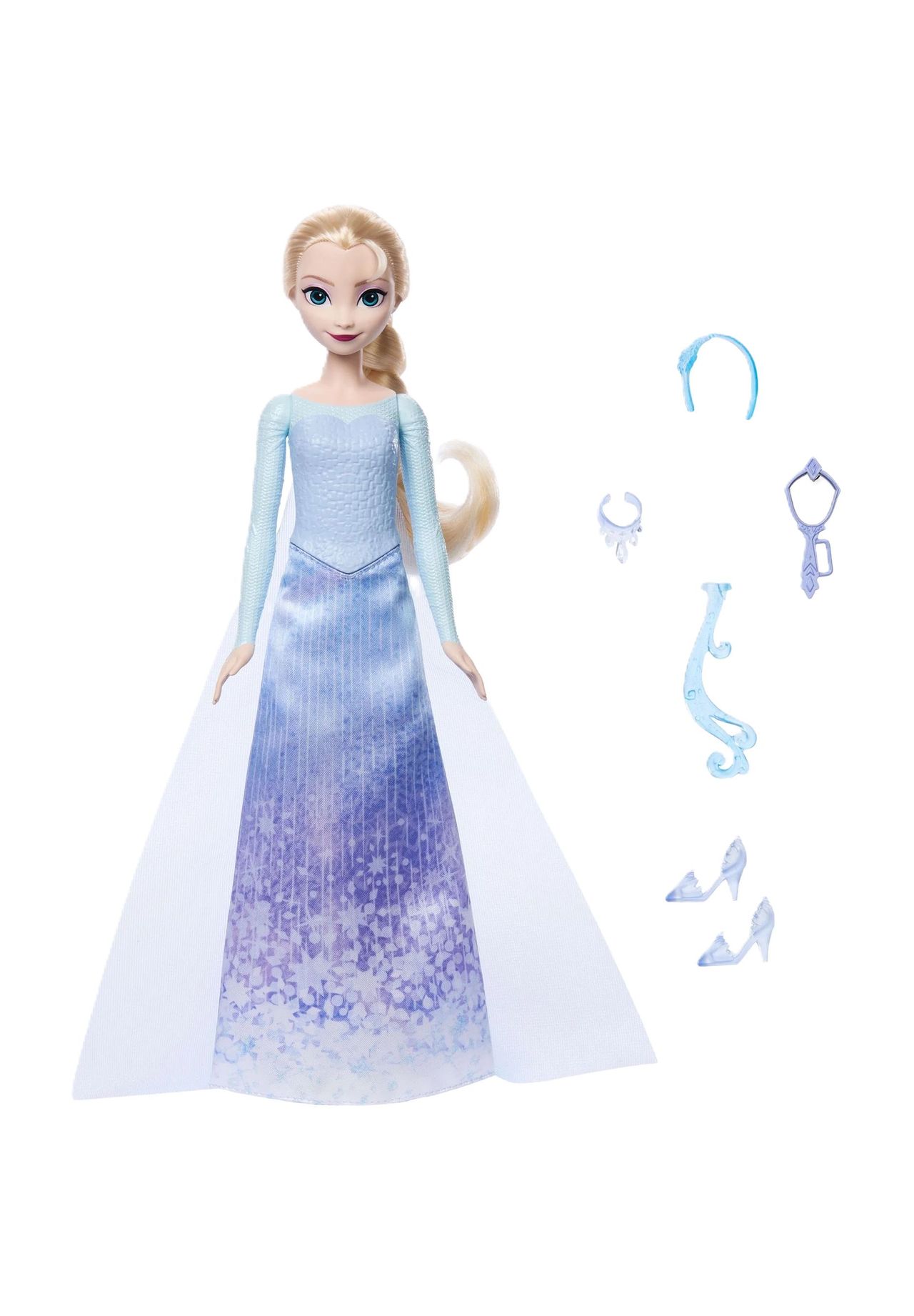 MATTEL Disney Die Eiskönigin Spin & Reveal Modepuppe 'Elsa', mehrfarbig