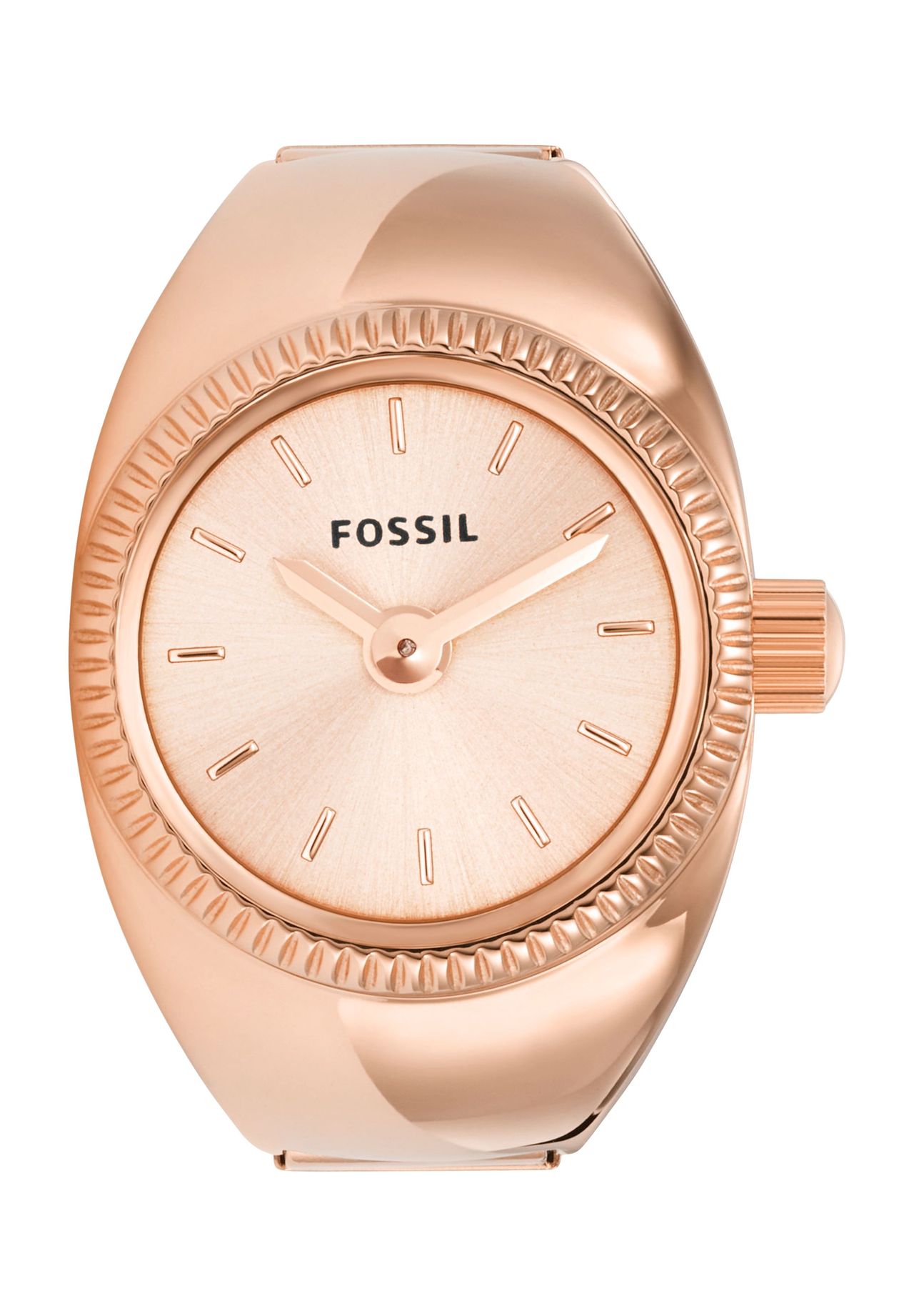 FOSSIL Damen Ring-Uhr 'ES5247', ROSÉGOLD