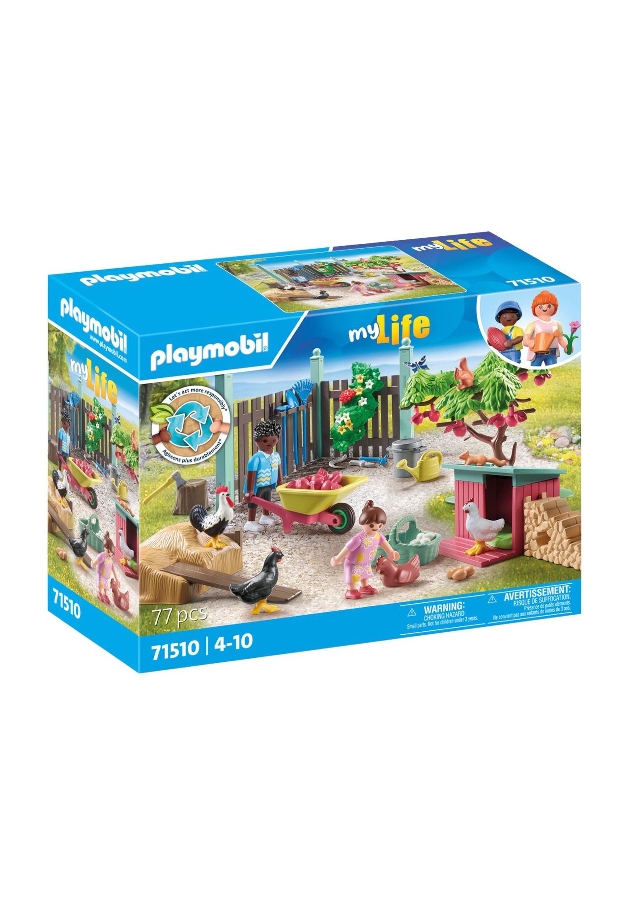playmobil® my Life - Kleine Hühnerfarm im Tiny Haus-Garten 71510