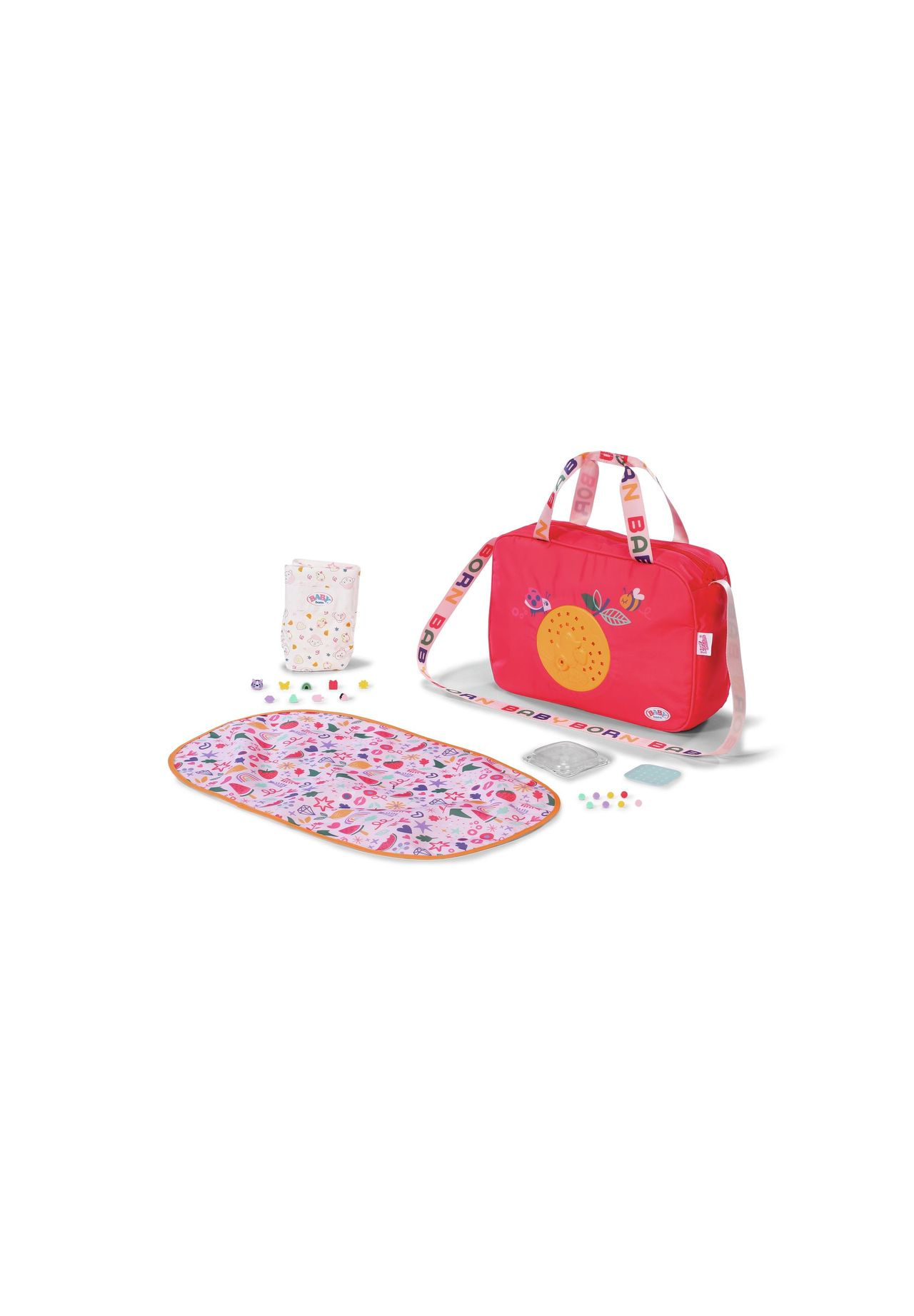 BABY born® Pinplay Wickeltasche, mehrfarbig, 99