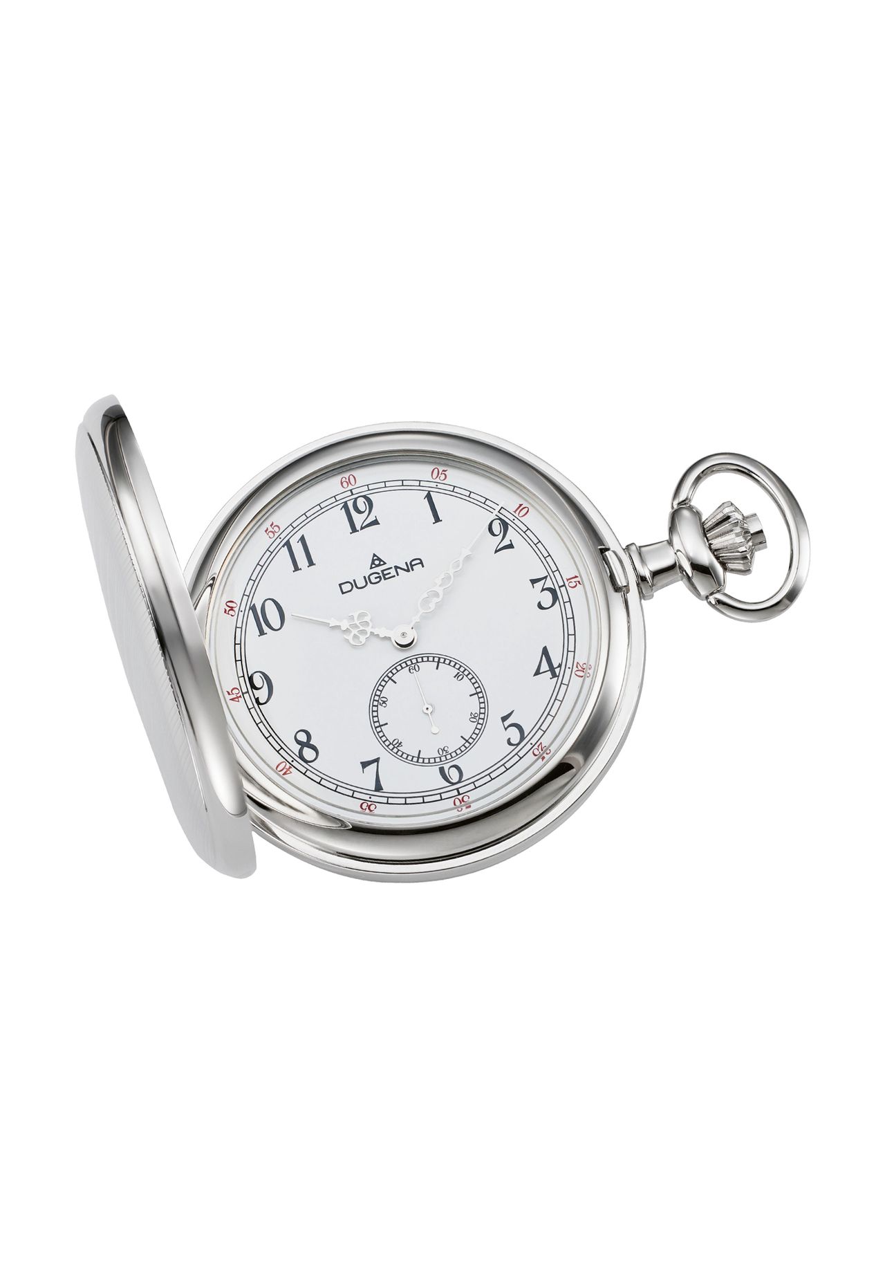 DUGENA Taschenuhr 'Savonette', WEIß, 99