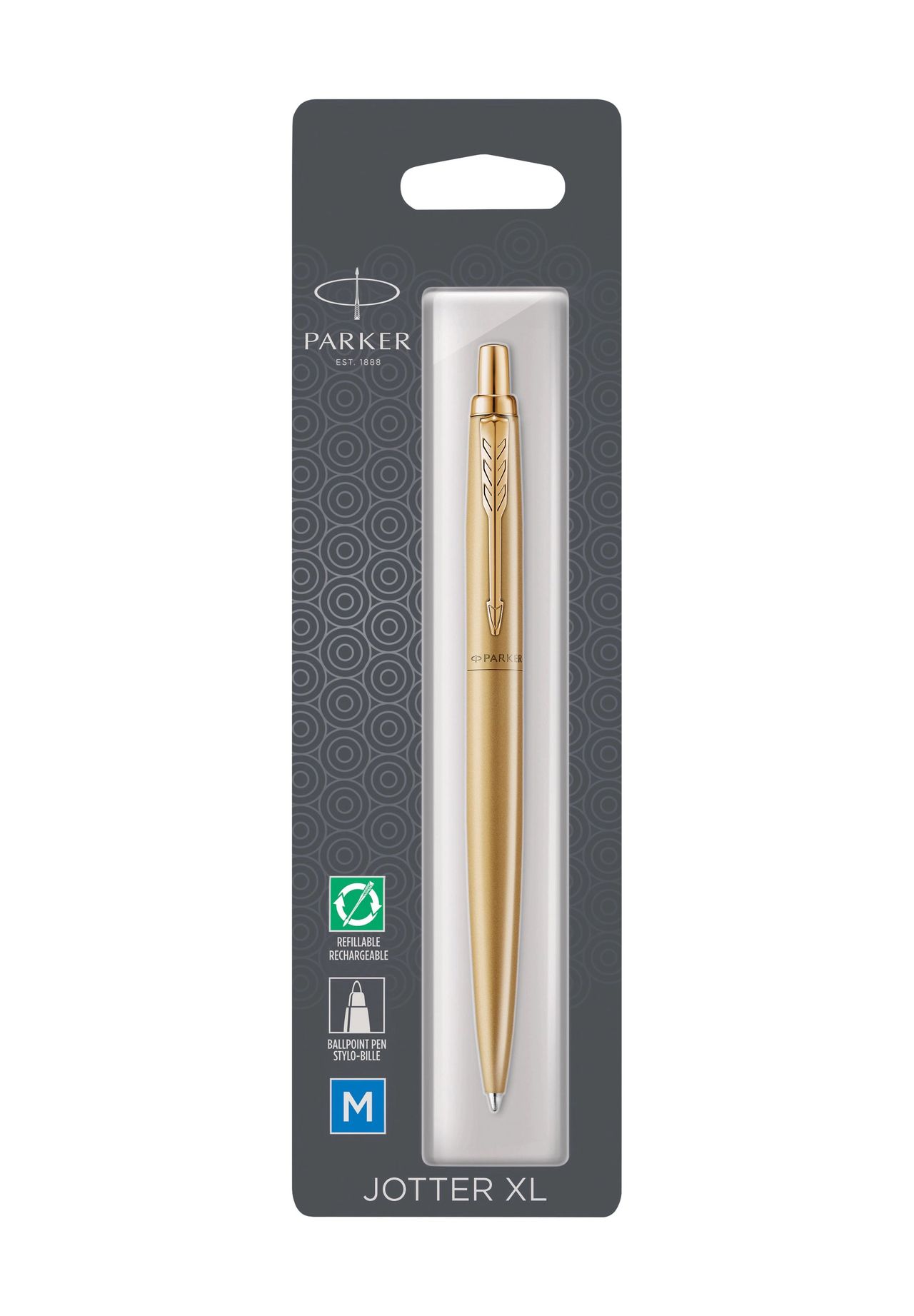 PARKER Kugelschreiber ''Jotter XL', Monochrom Premium, GELBGOLD