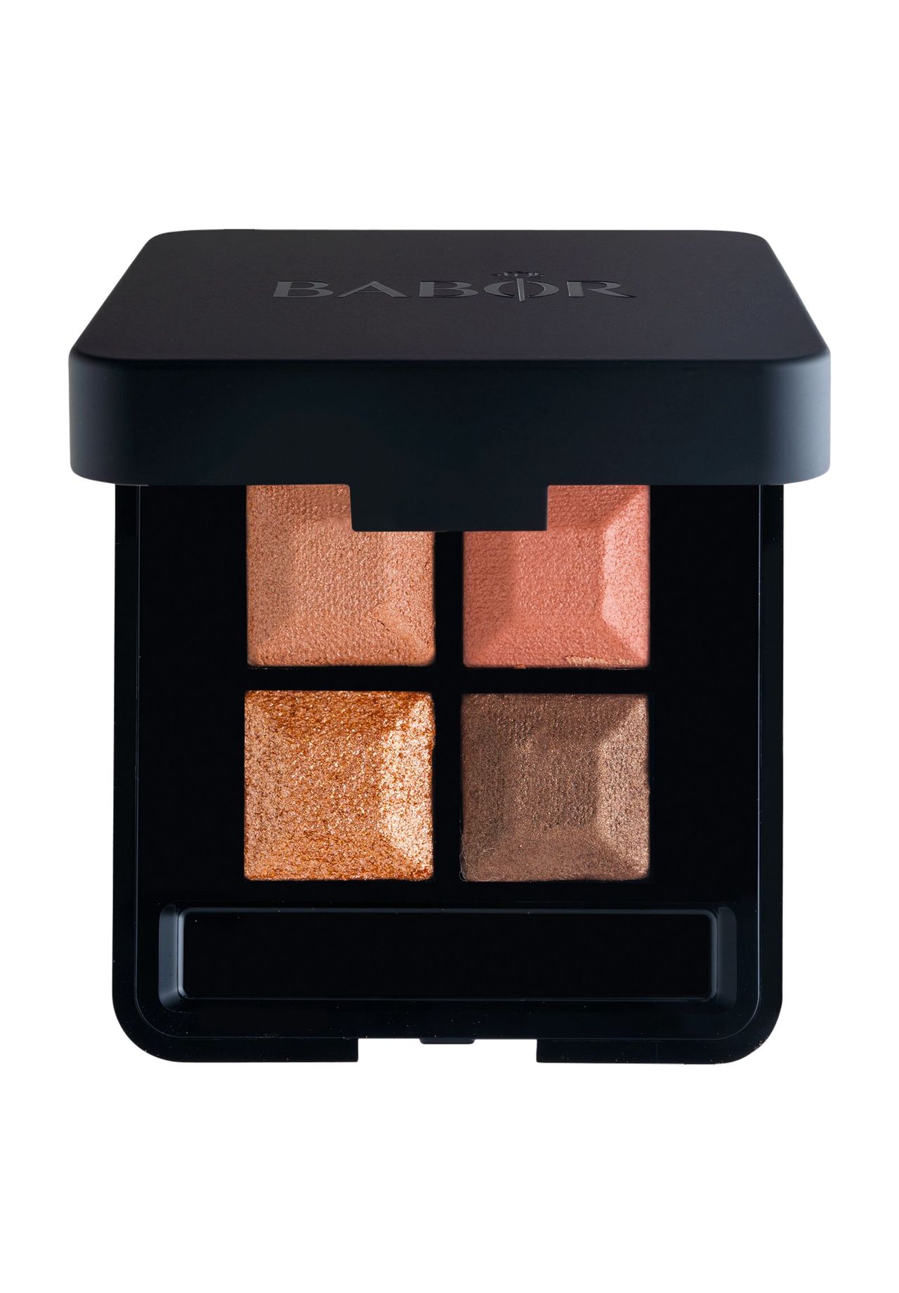 BABOR Make-up Eye Shadow Quattro, Augen Make-up, lidschatten, Puder, beige (01 NUDES), glänzend|langanhaltend|mattierend, Deckkraft: Leicht bis Mittel,