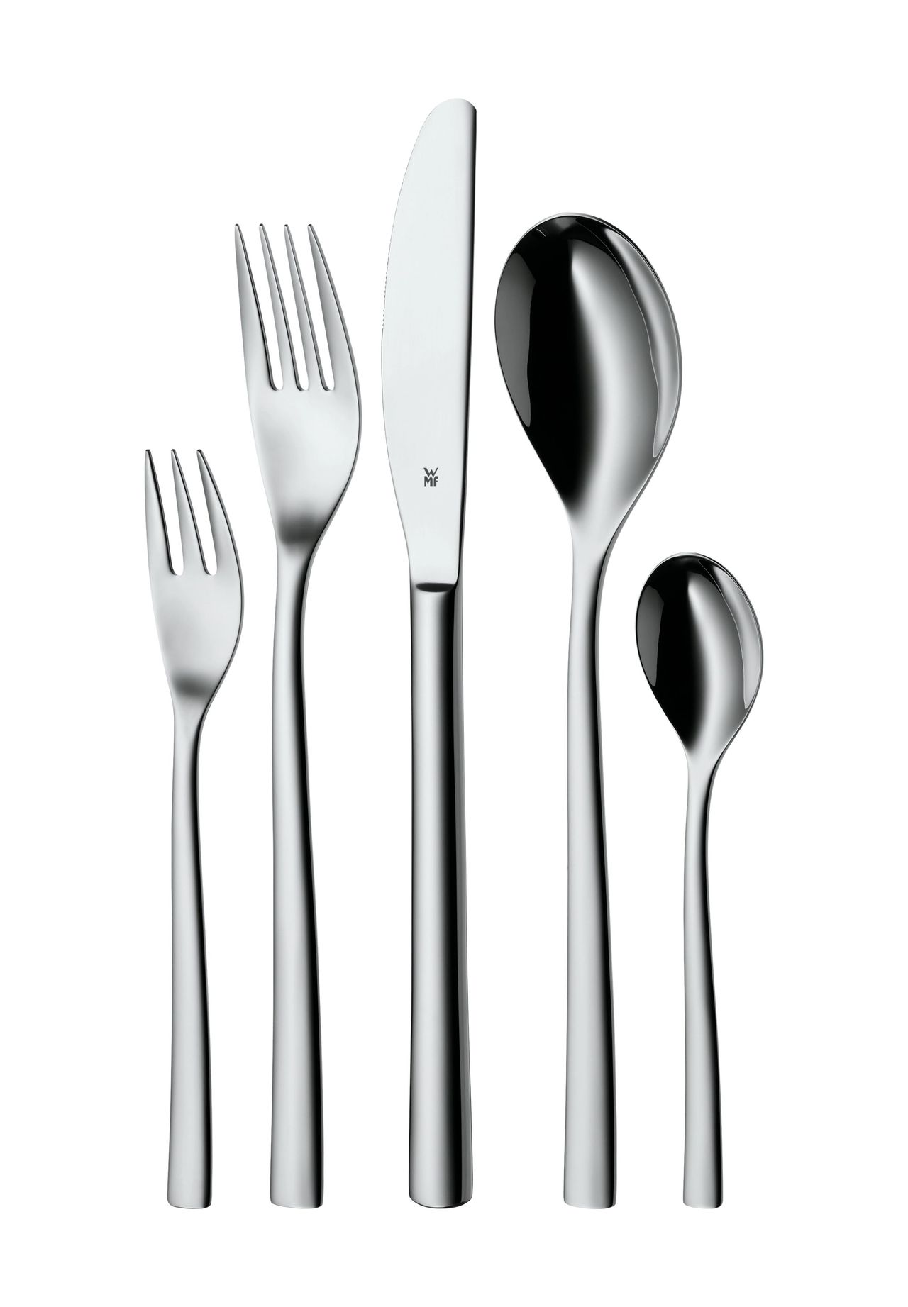 WMF Besteck-Garnitur 'Palermo', 60-teilig, 12 Personen, silber