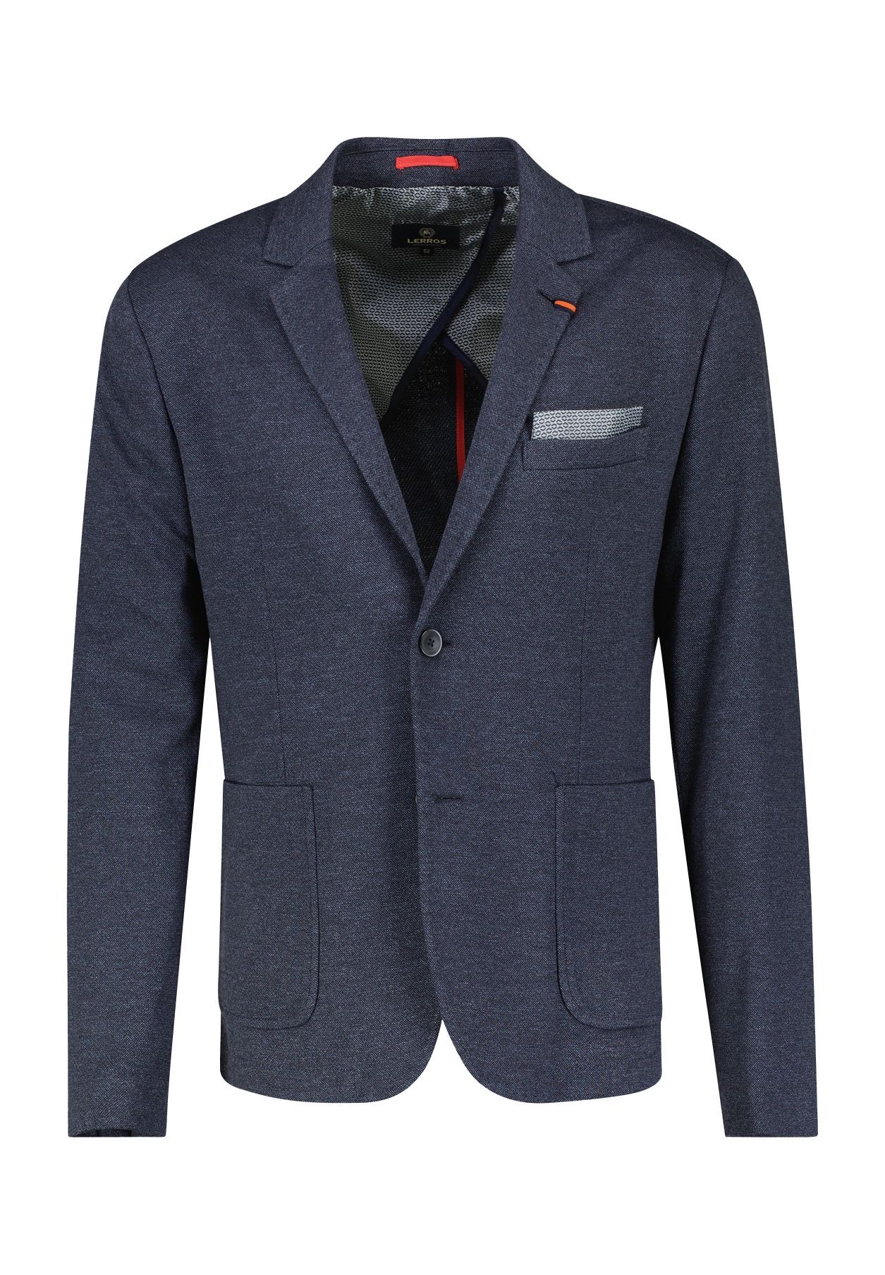 LERROS Sakko, Reverskragen, paspelierte Brusttasche, für Herren, blau, 56