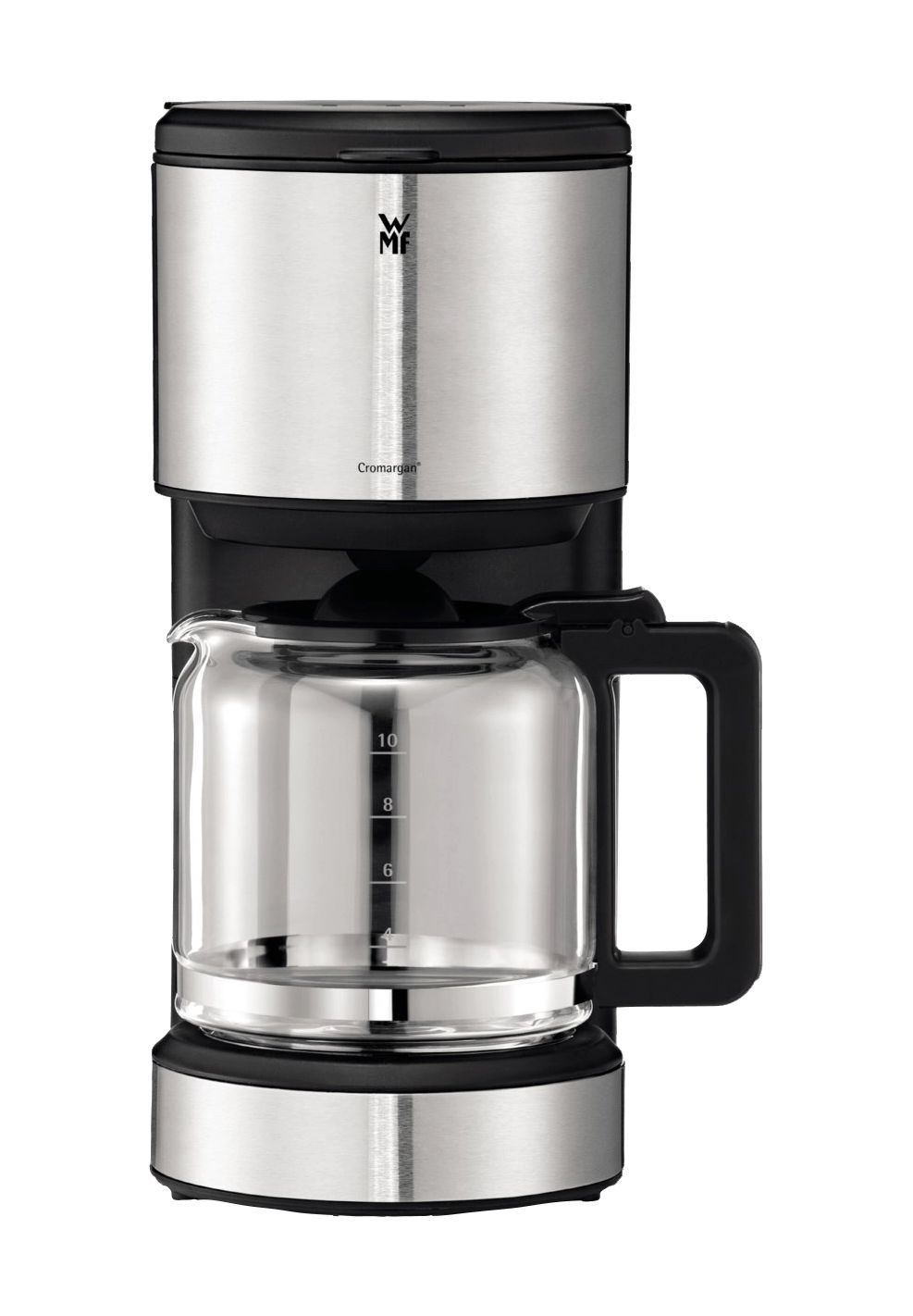 WMF Filterkaffeemaschine 'Stelio', Glaskanne, 1.000 Watt, silber