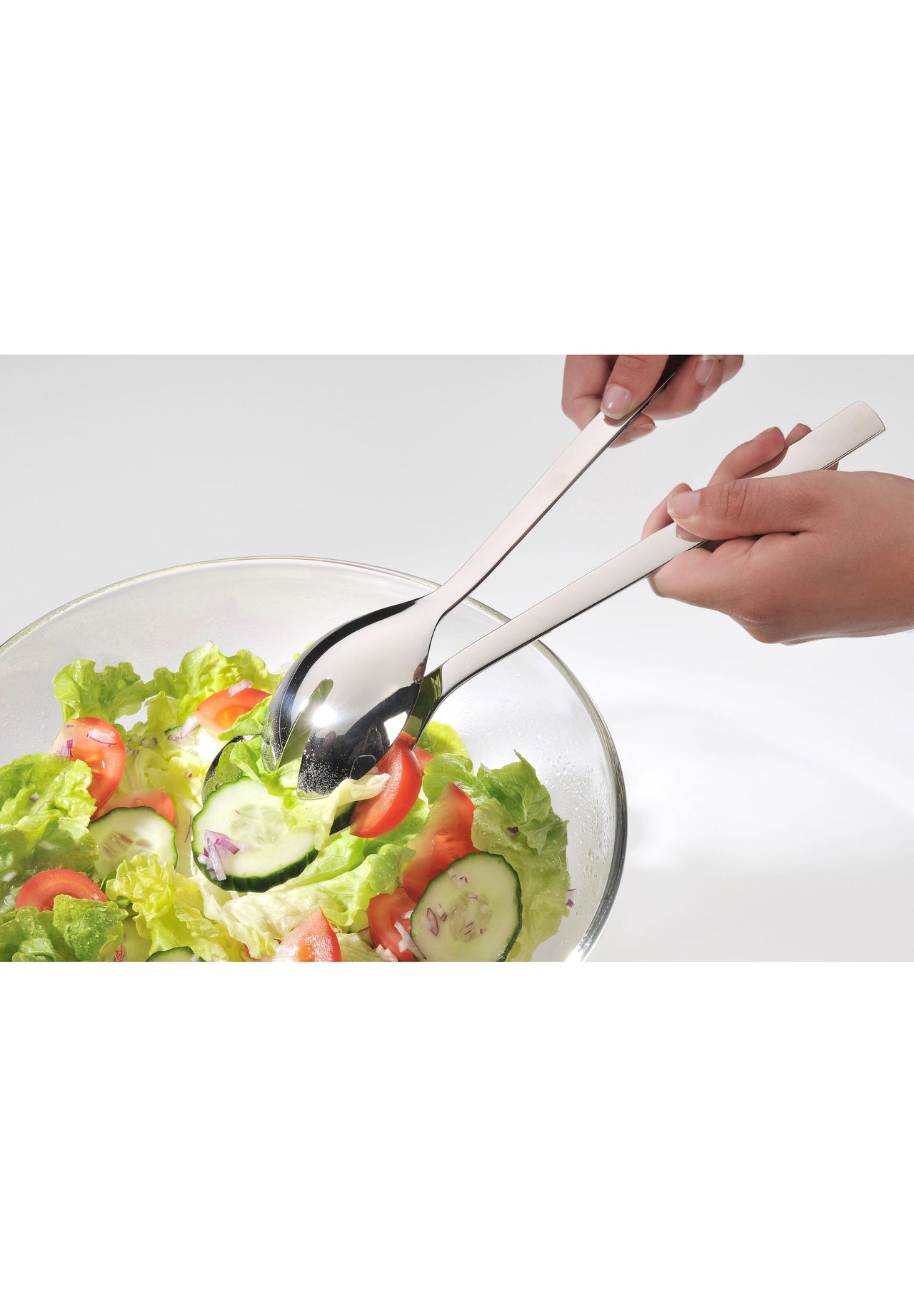 WMF Salatbesteck 'Nuova', 2-teilig, silber