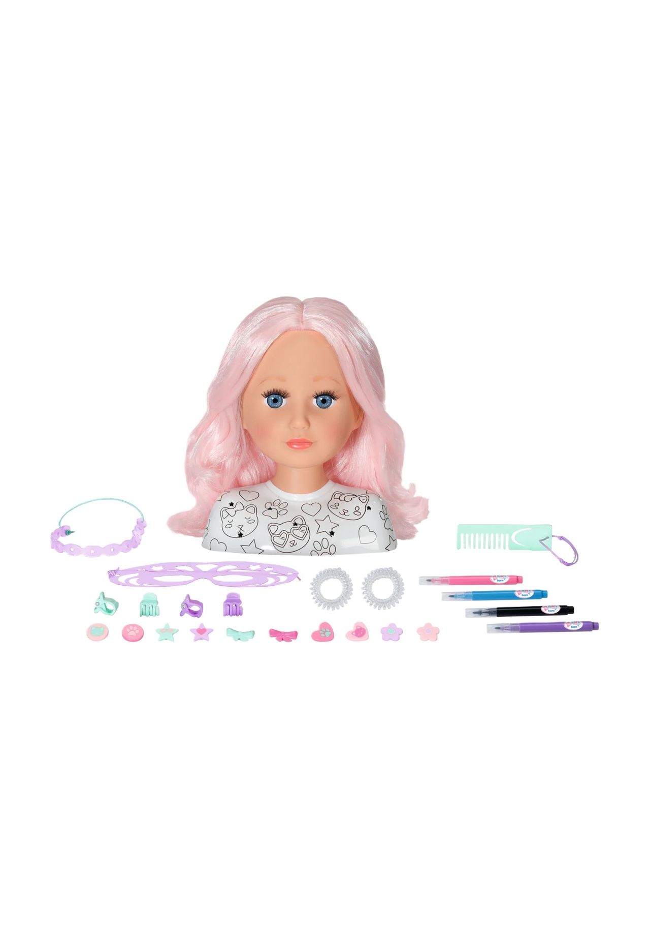 BABY born® Stylingkopf 'Kreativ', mehrfarbig, 99